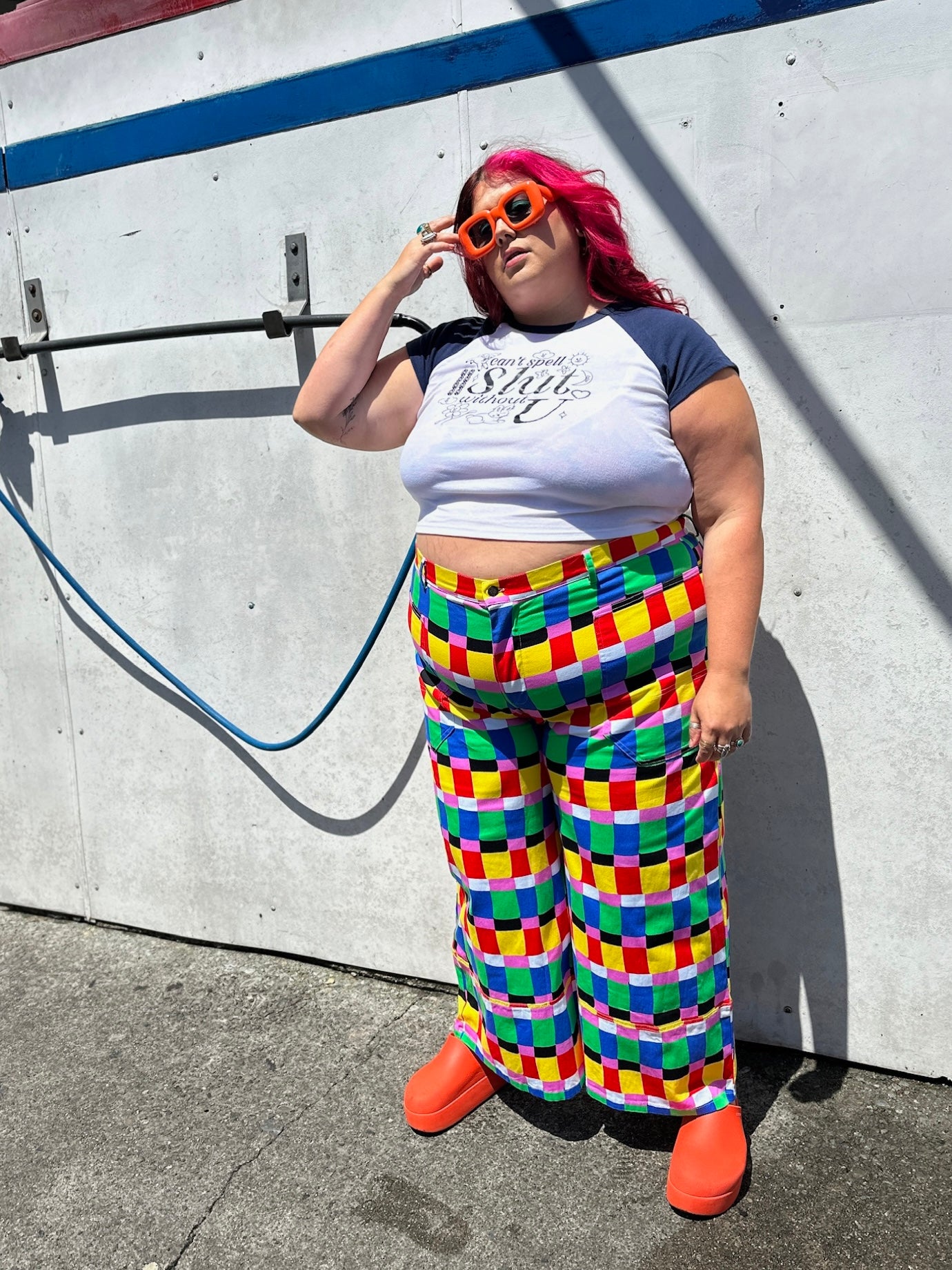 Skater Pant Candy Weave