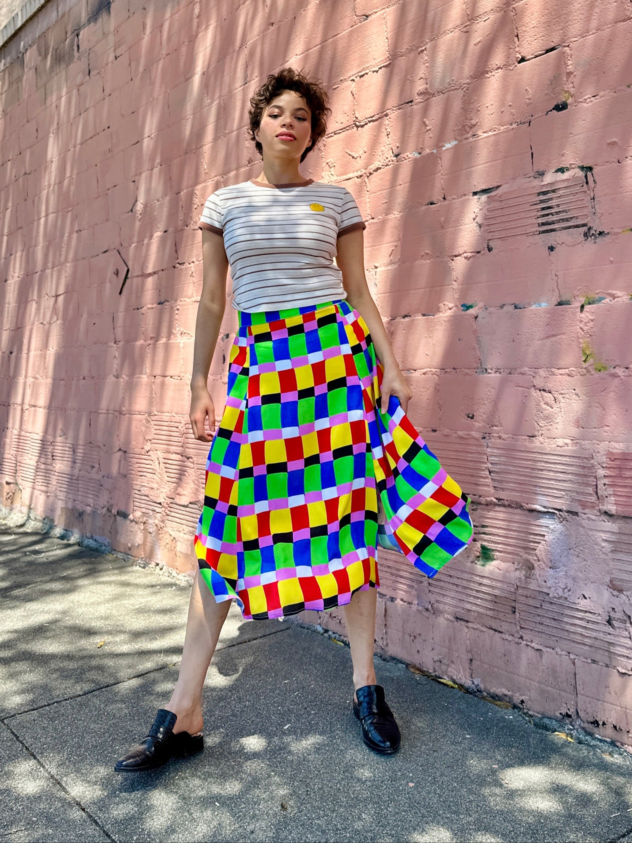 Slip Skirt Candy Weave