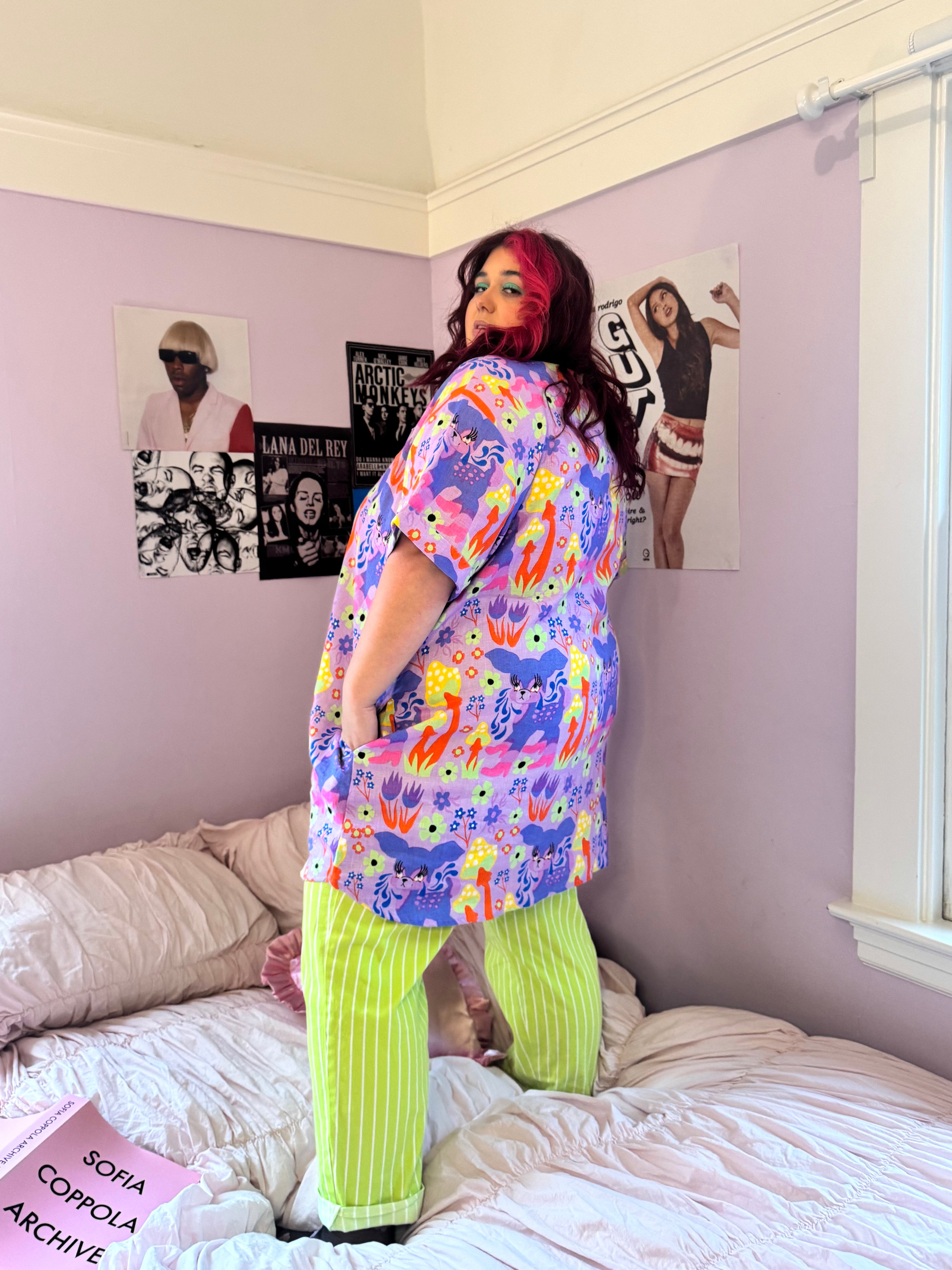 Linen Shirt Dress Cry Baby