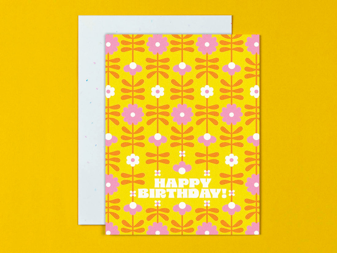 My Darlin’ Flower Tower Birthday Card