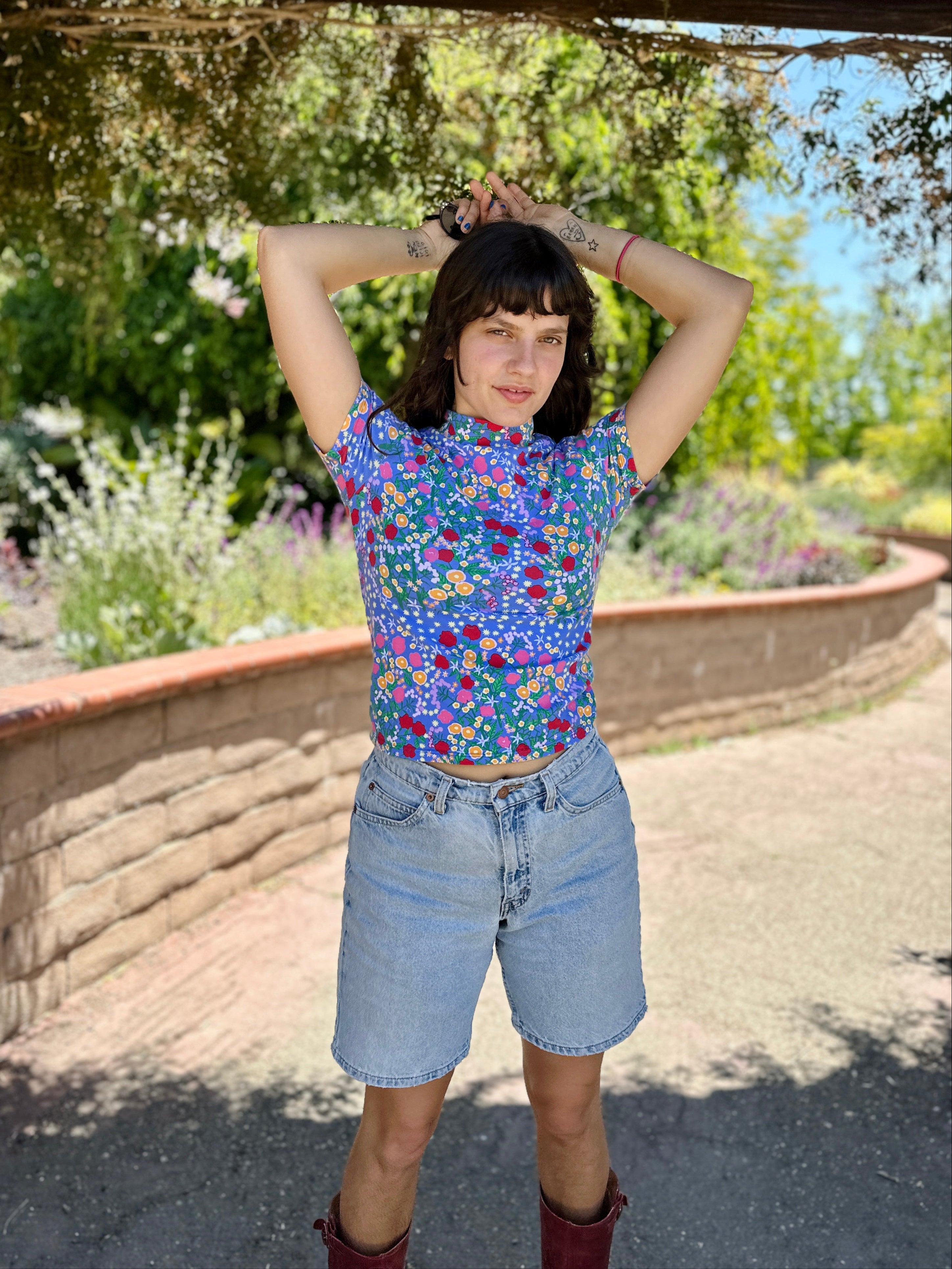 Mock Neck Super Bloom