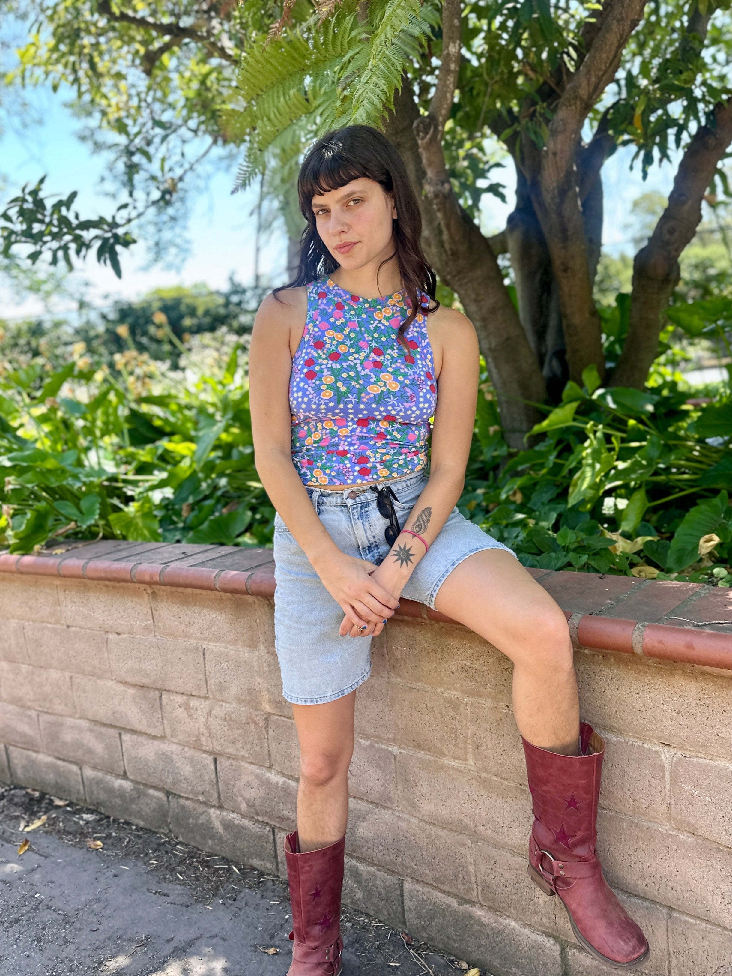 Racerback Tank Super Bloom