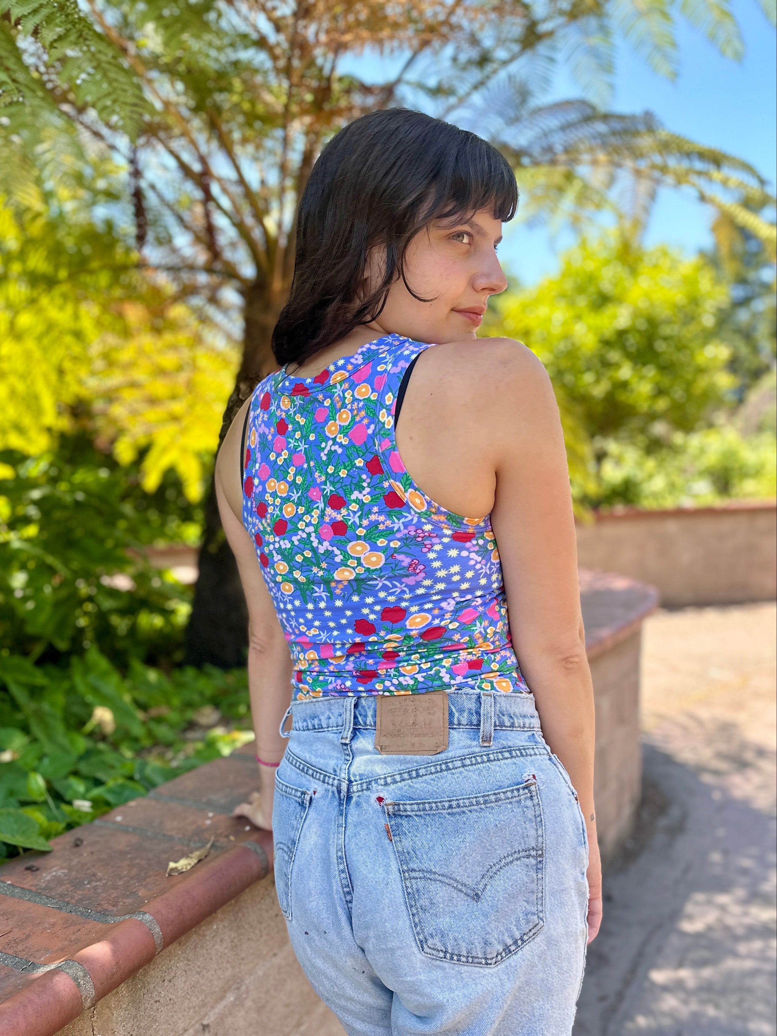 Racerback Tank Super Bloom