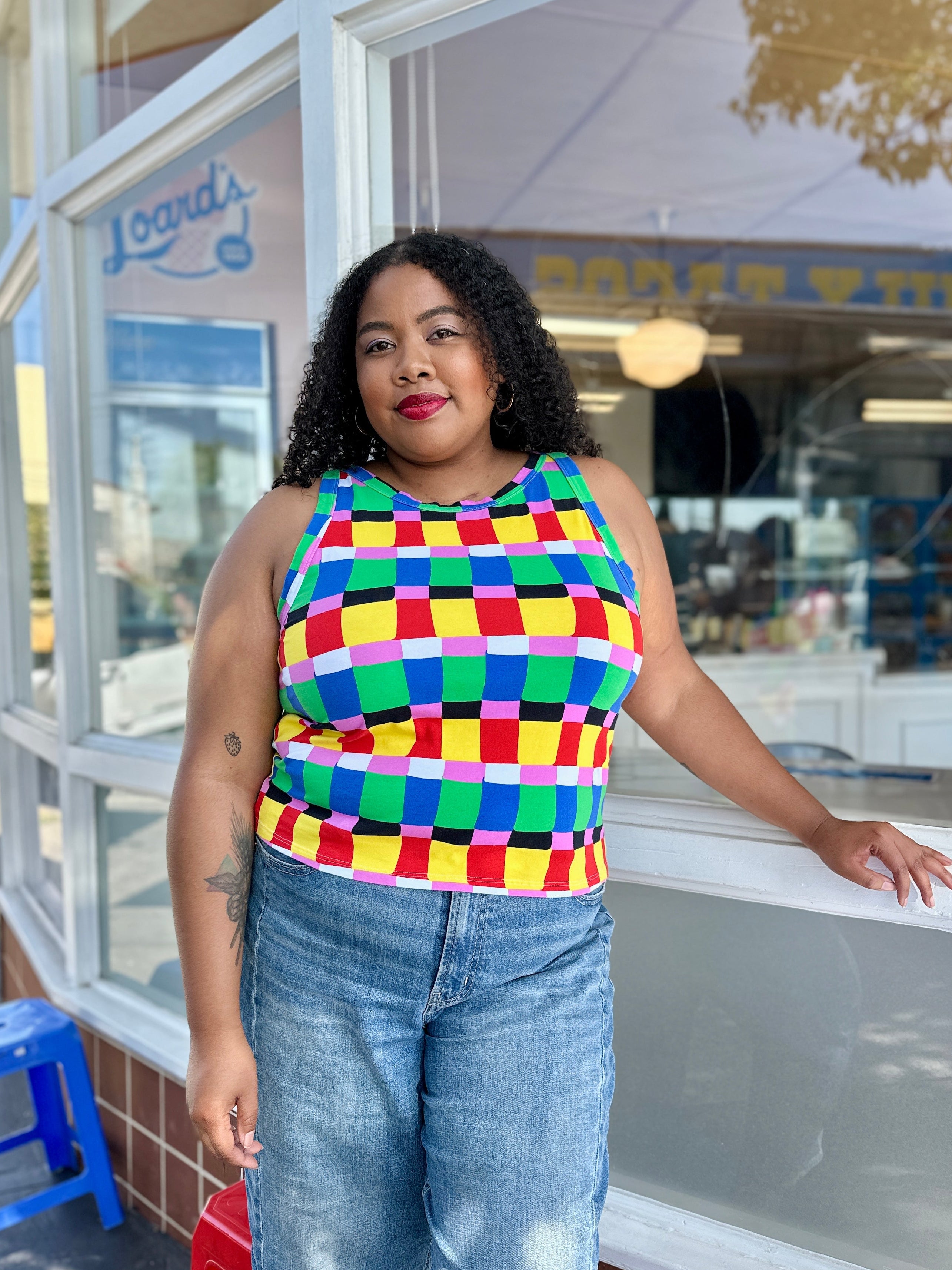 Racerback Tank Candy Weave