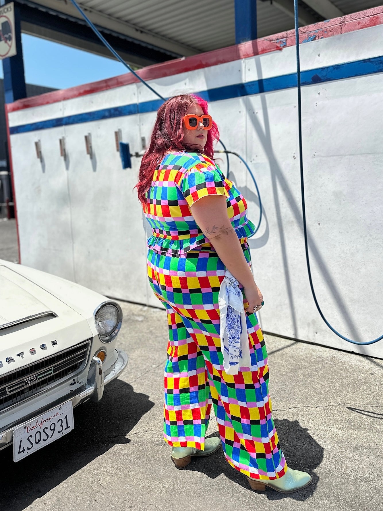 Linen Catalina Pant Candy Weave