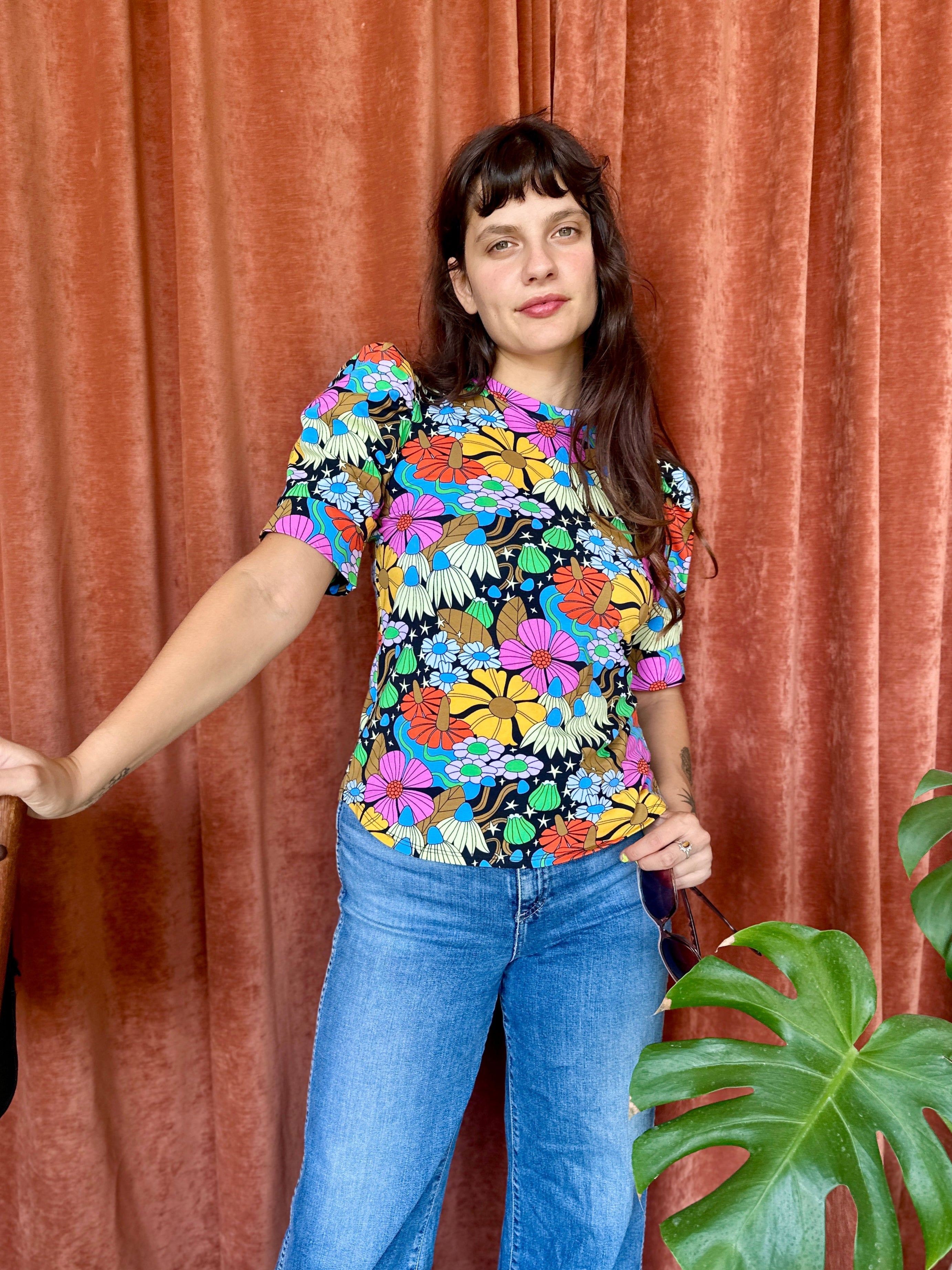 Puff Top Cosmic Floral