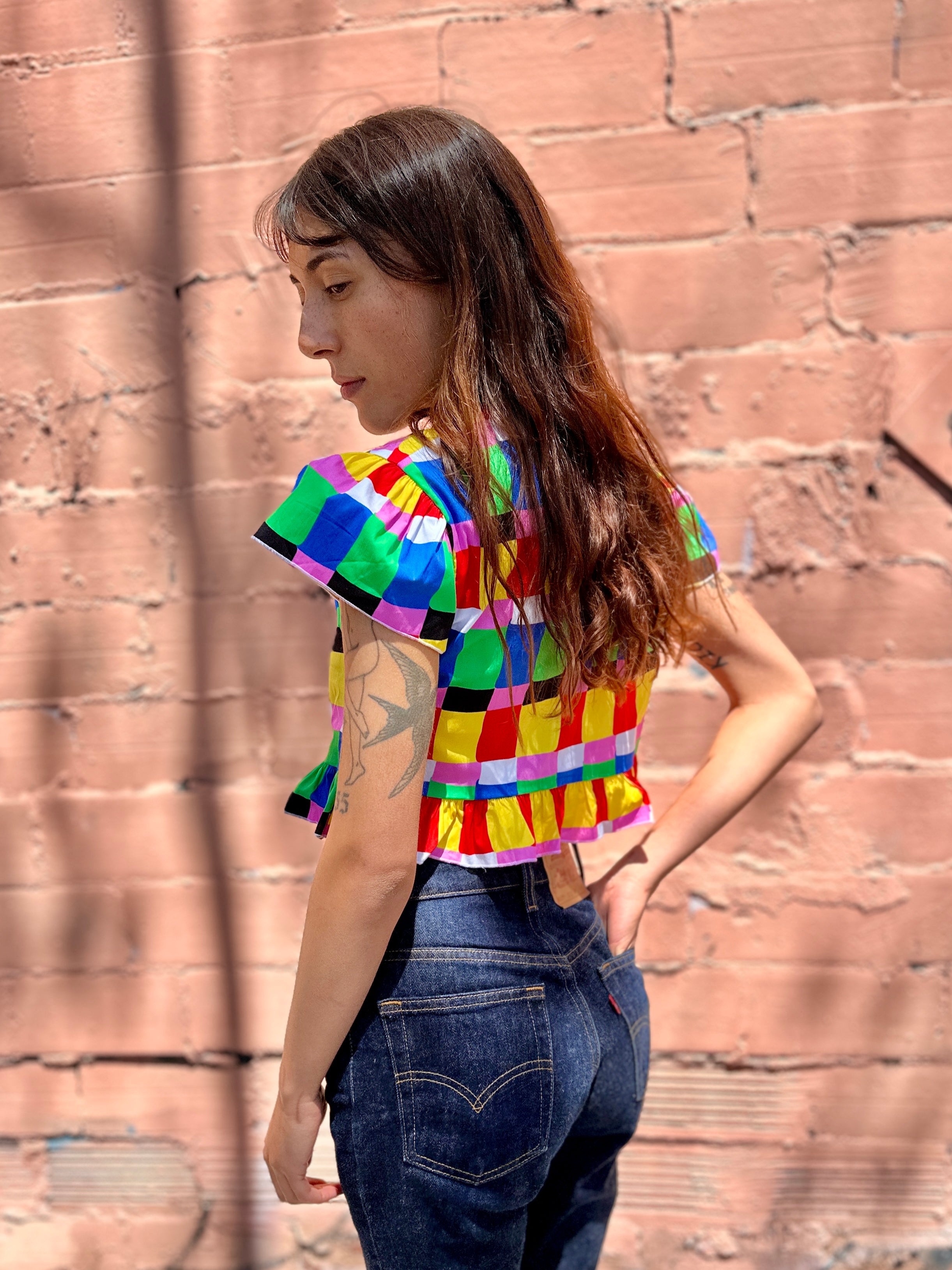 Gail Top Candy Weave