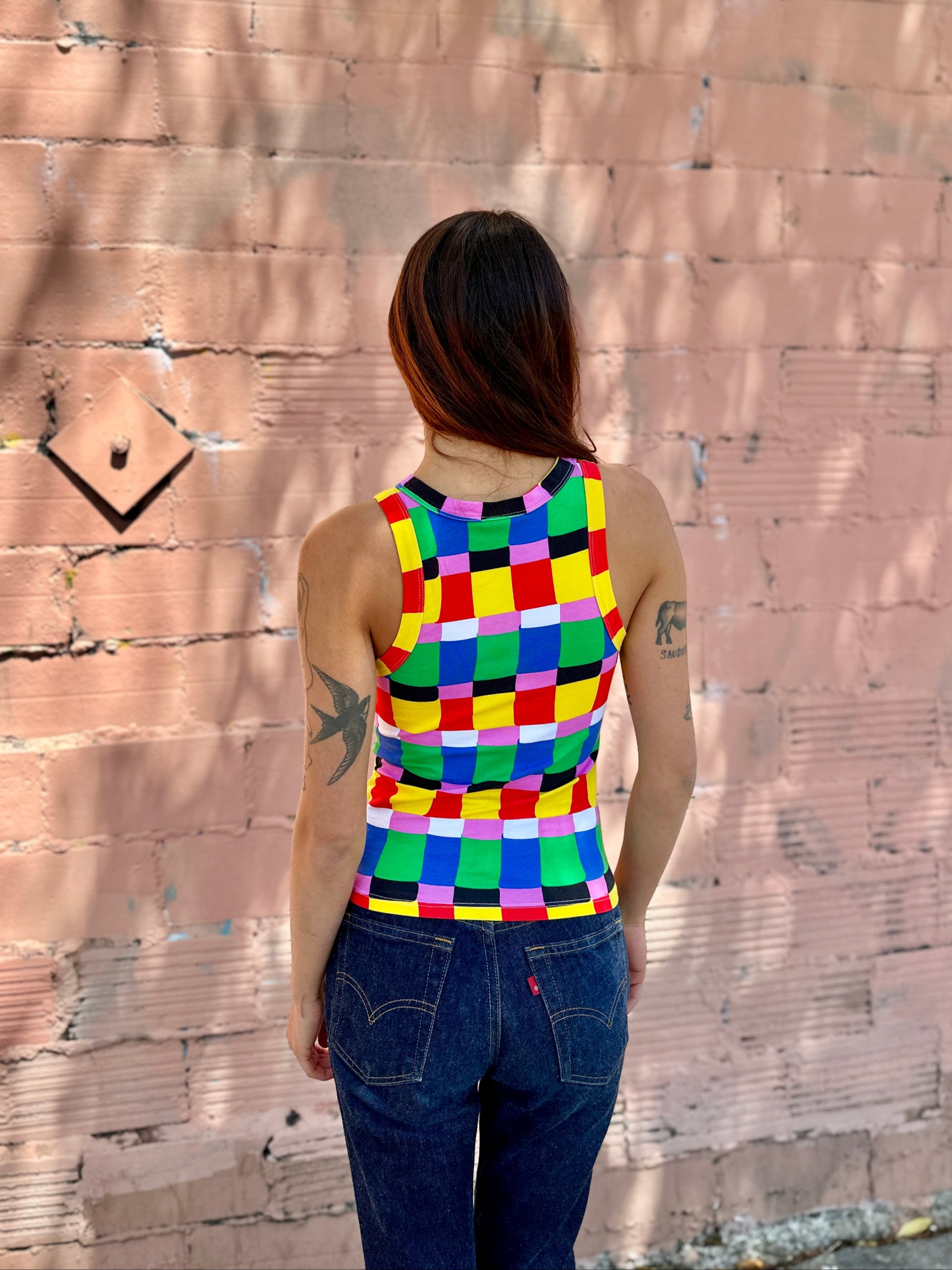 Racerback Tank Candy Weave