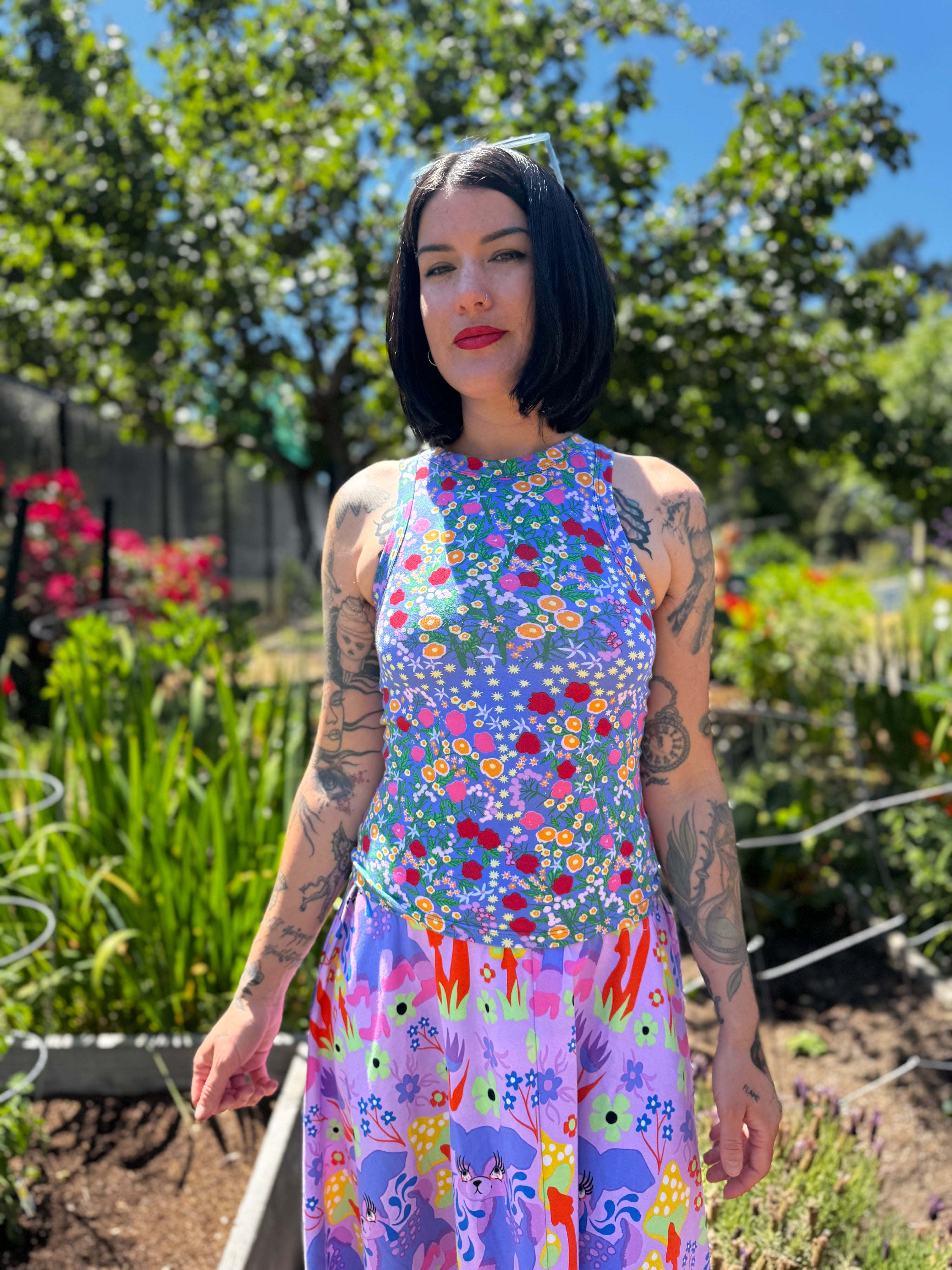 Racerback Tank Super Bloom