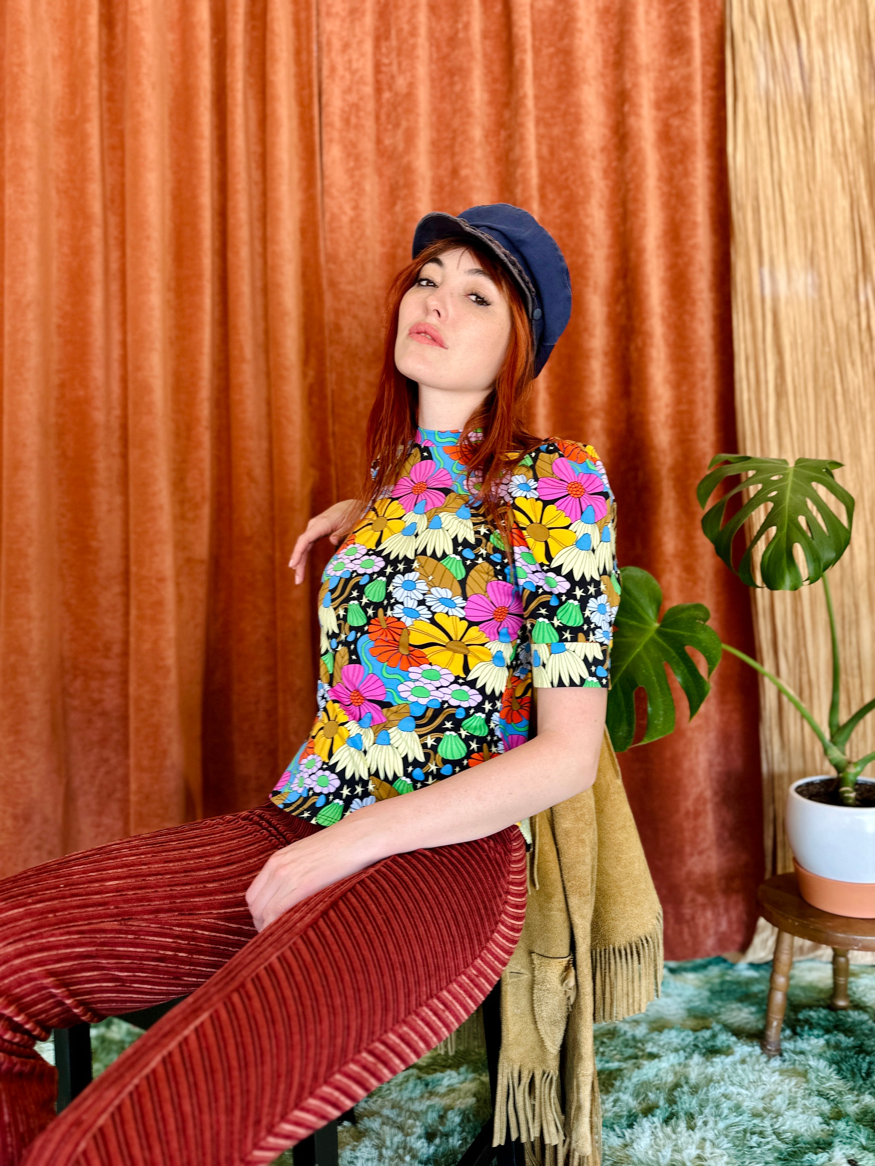 Puff Top Cosmic Floral