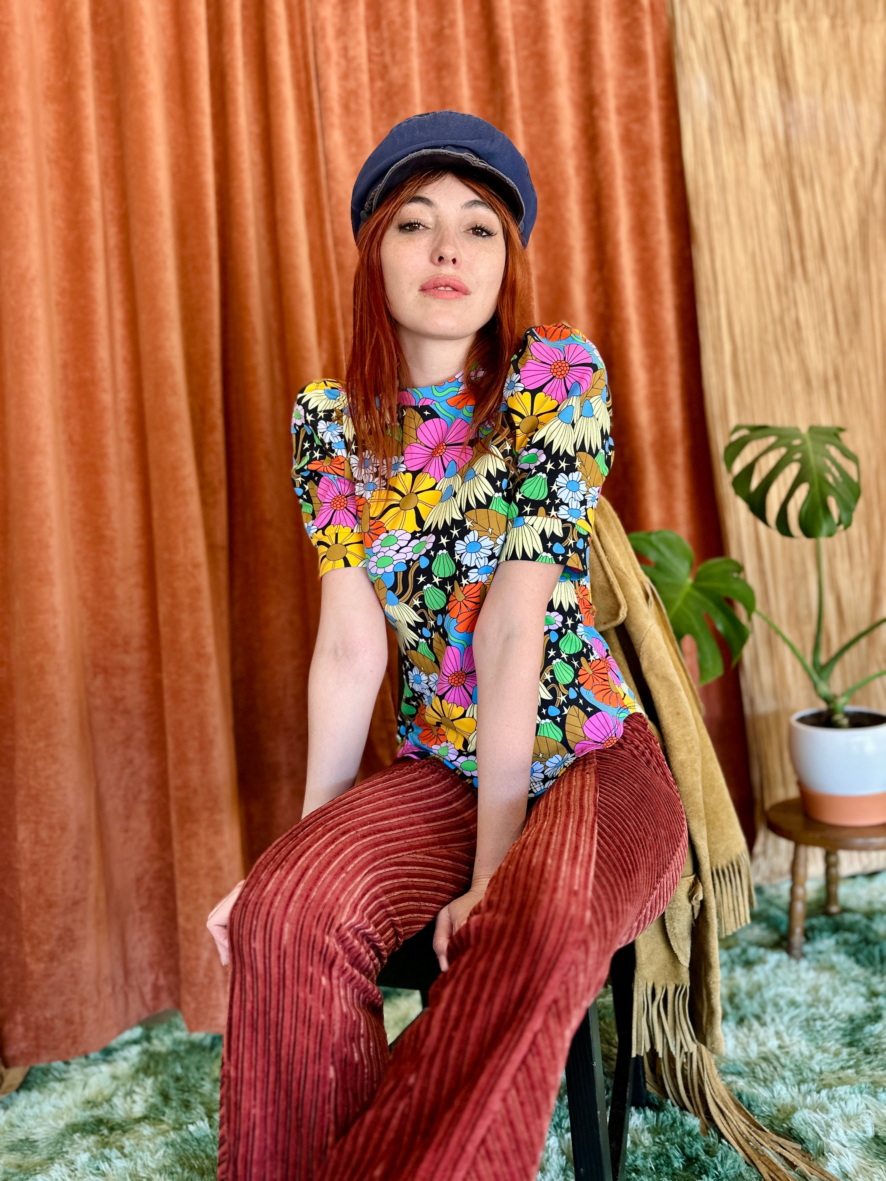 Puff Top Cosmic Floral