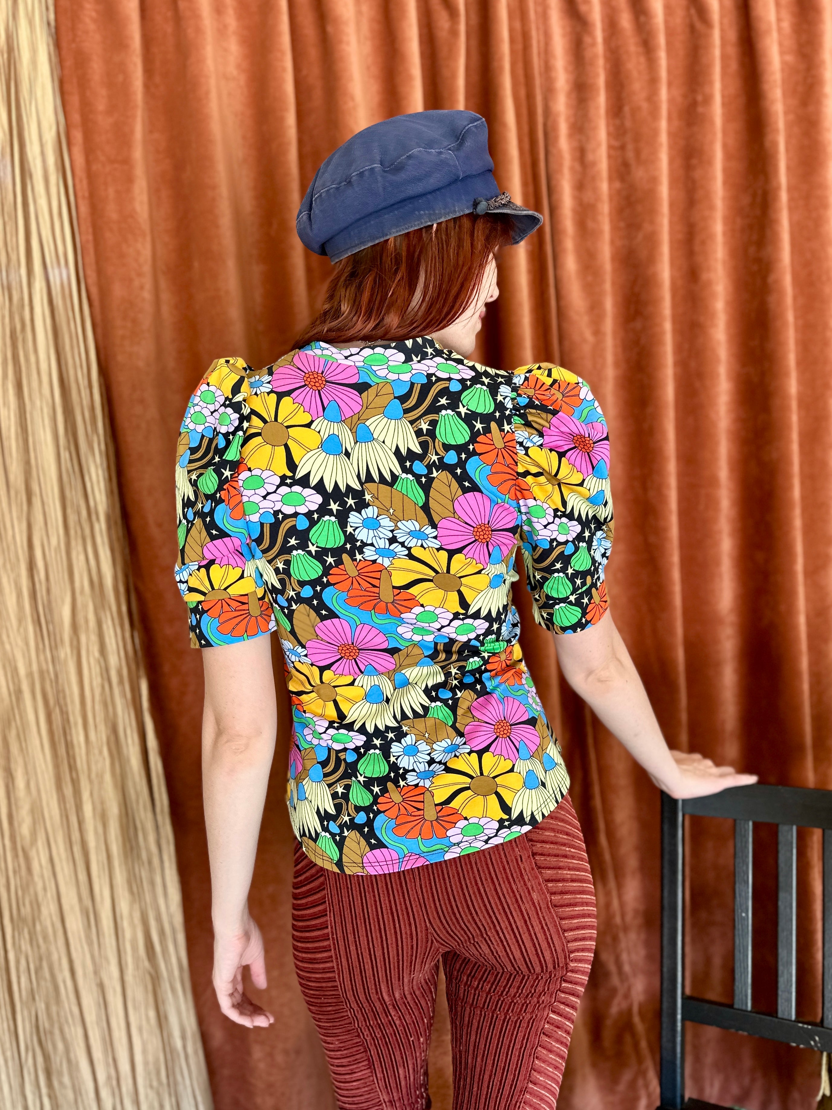 Puff Top Cosmic Floral