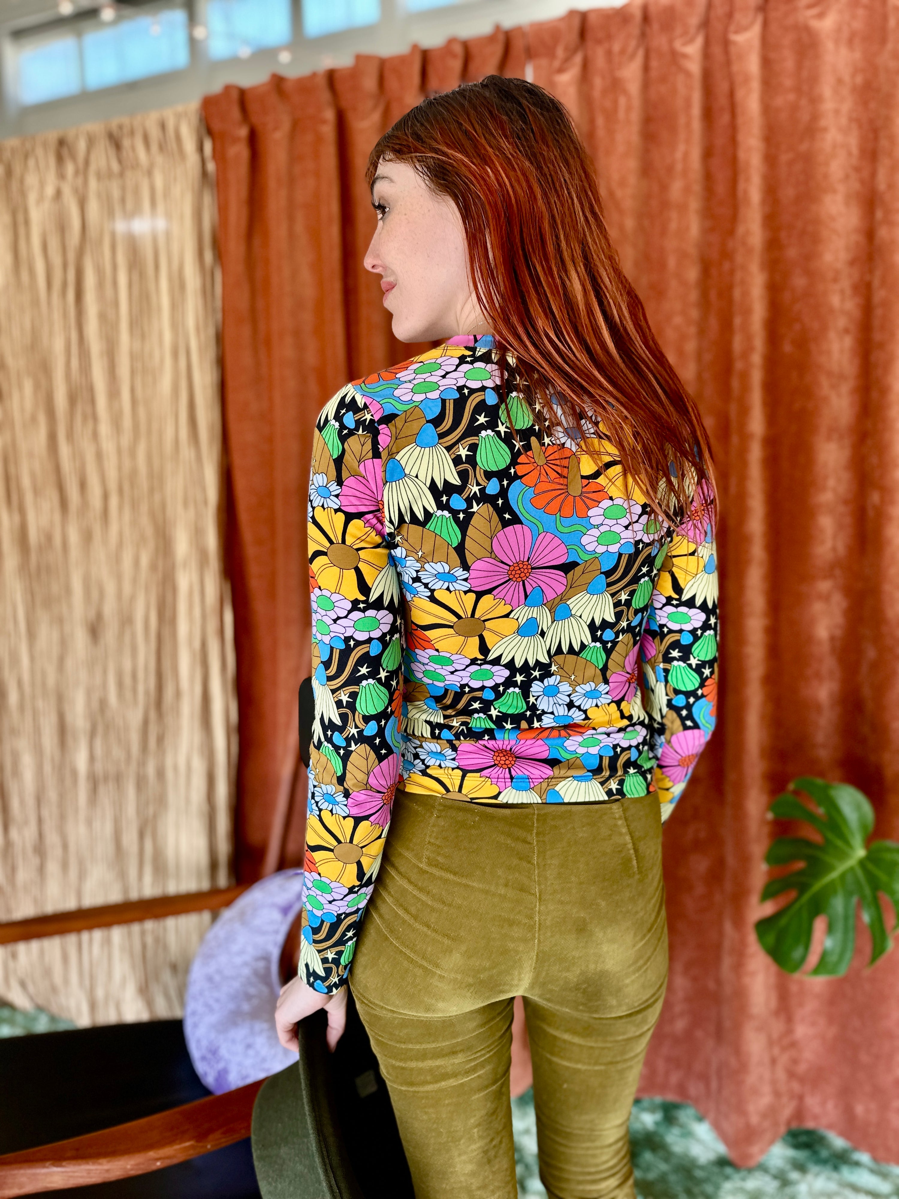 Long Sleeve Tee Cosmic Floral