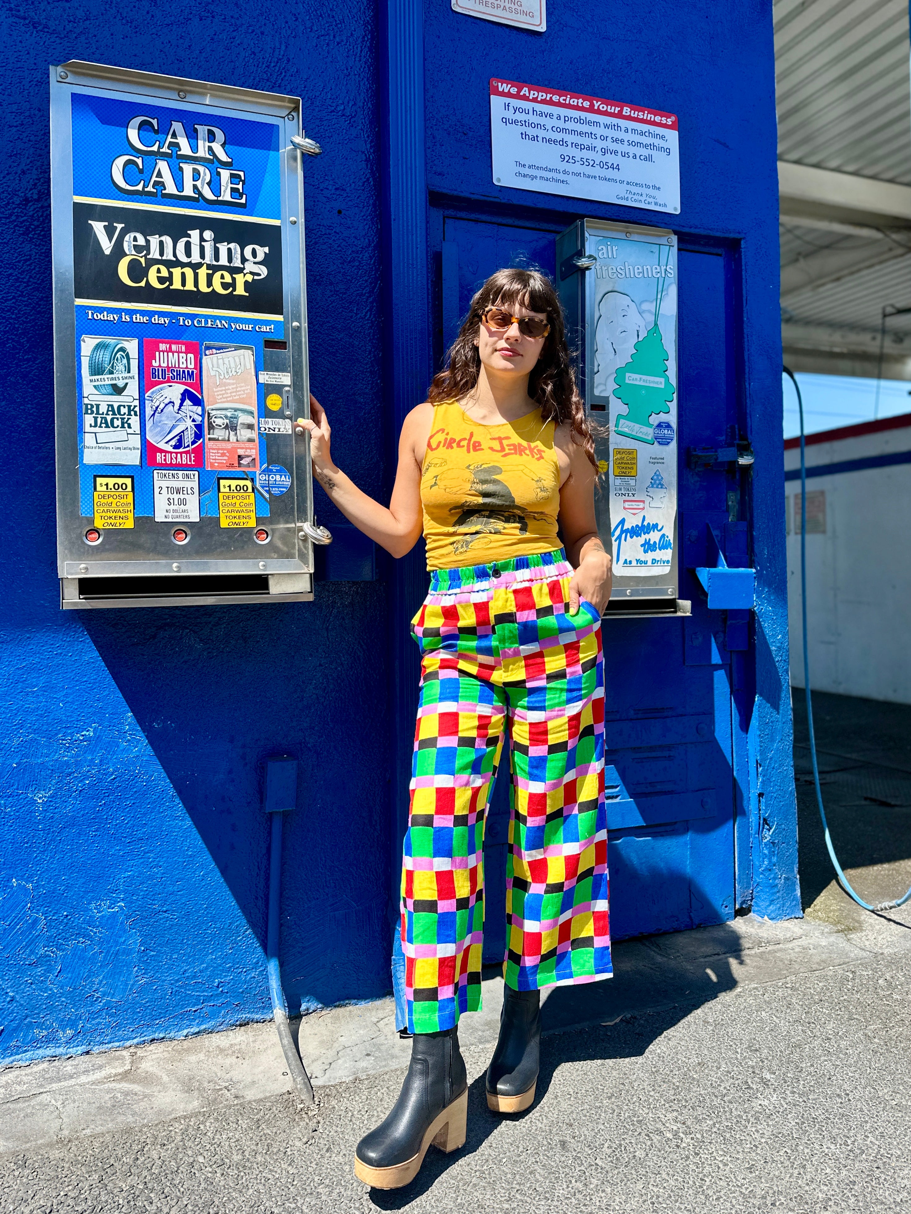 Linen Catalina Pant Candy Weave