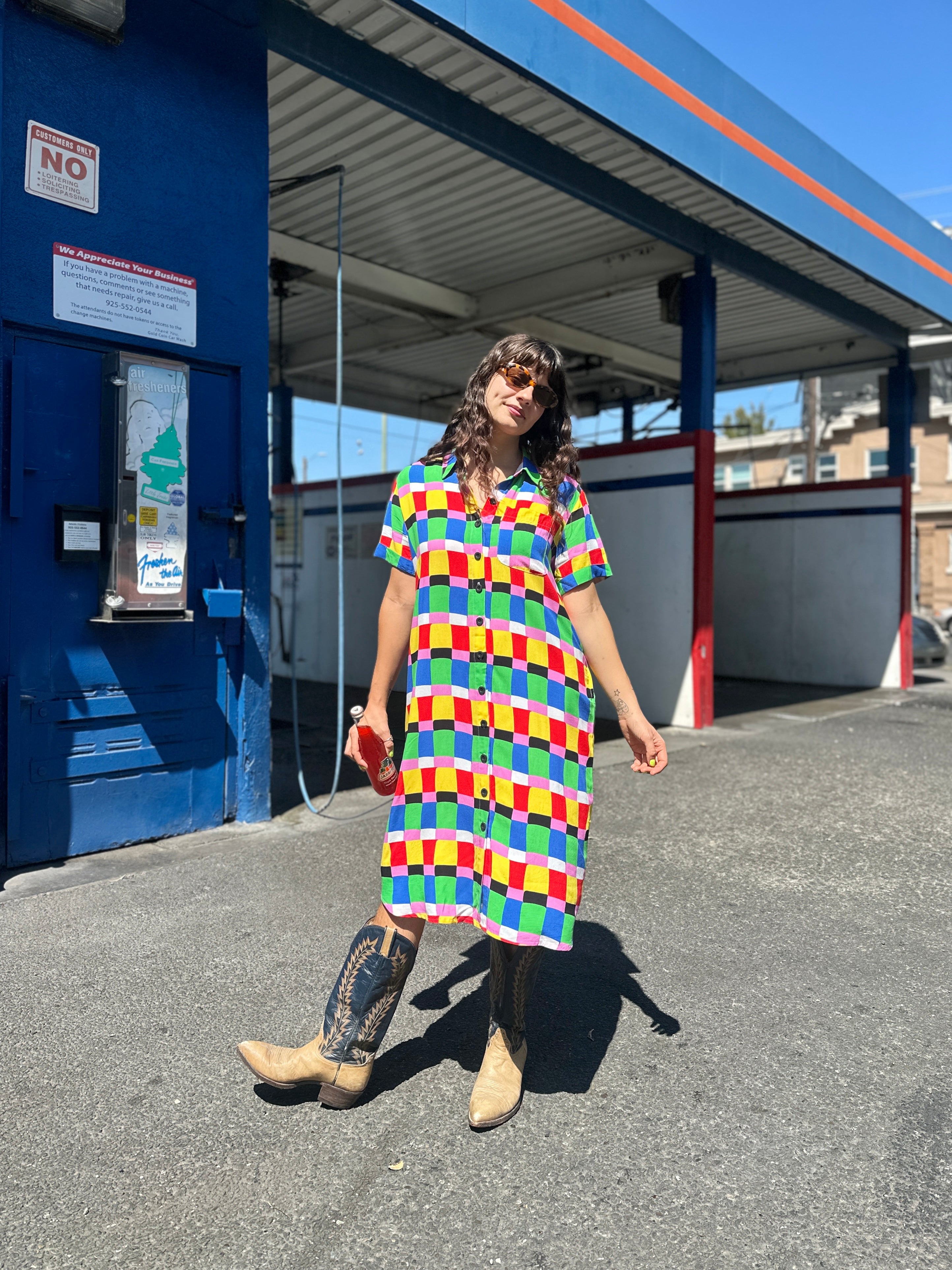 The River Dress Candy Weave