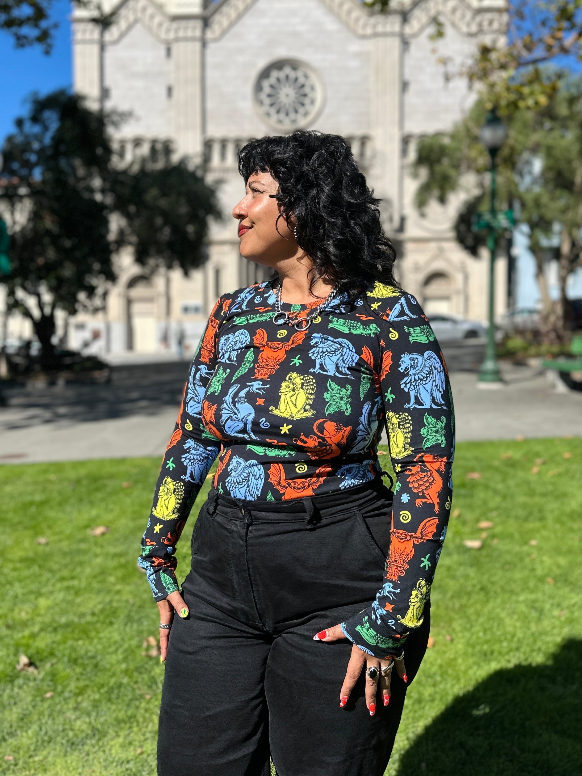 Long Sleeve Tee Gargoyles