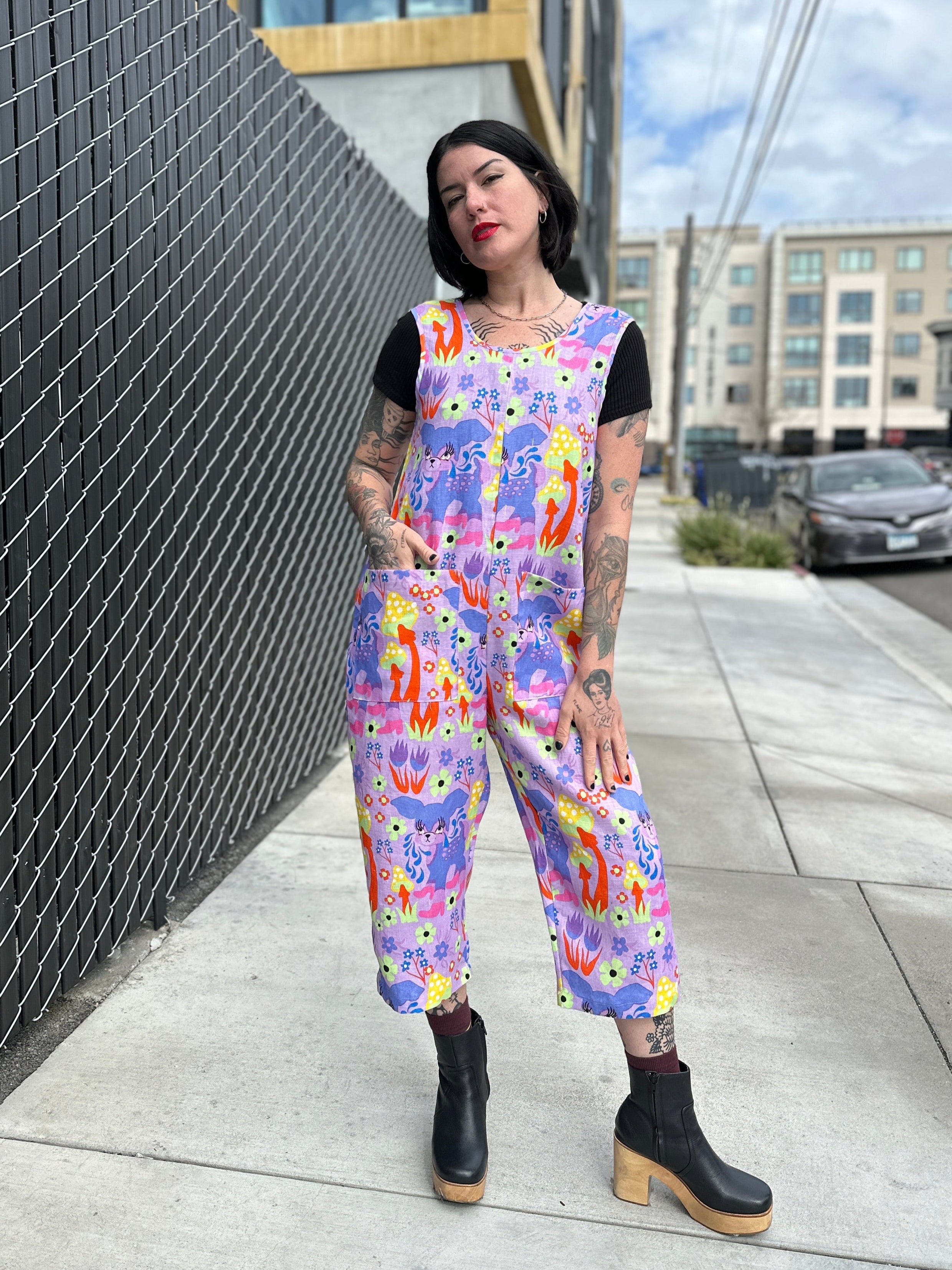 Linen Garden Suit Cry Baby