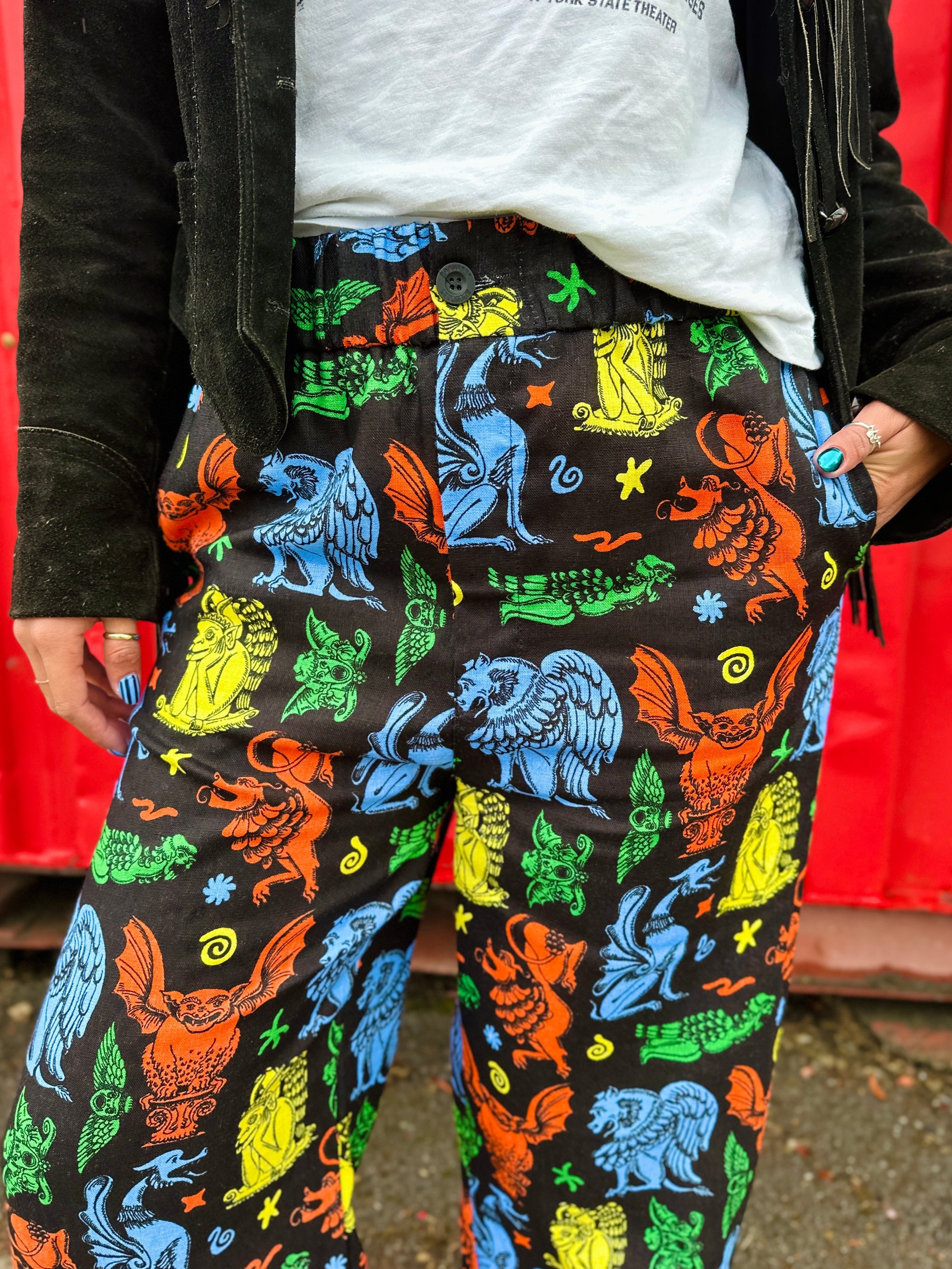 Linen Catalina Pant Gargoyles