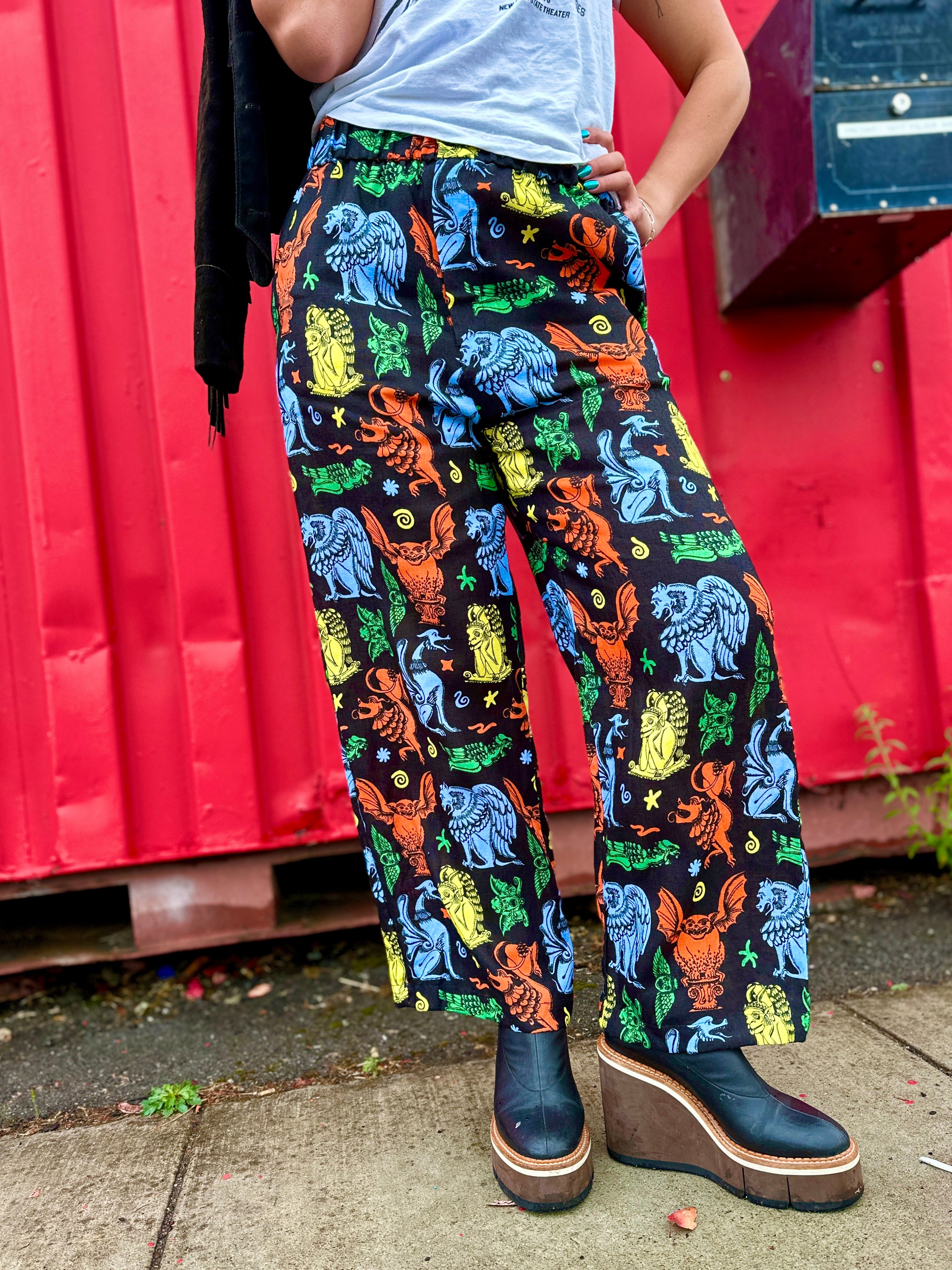 Linen Catalina Pant Gargoyles