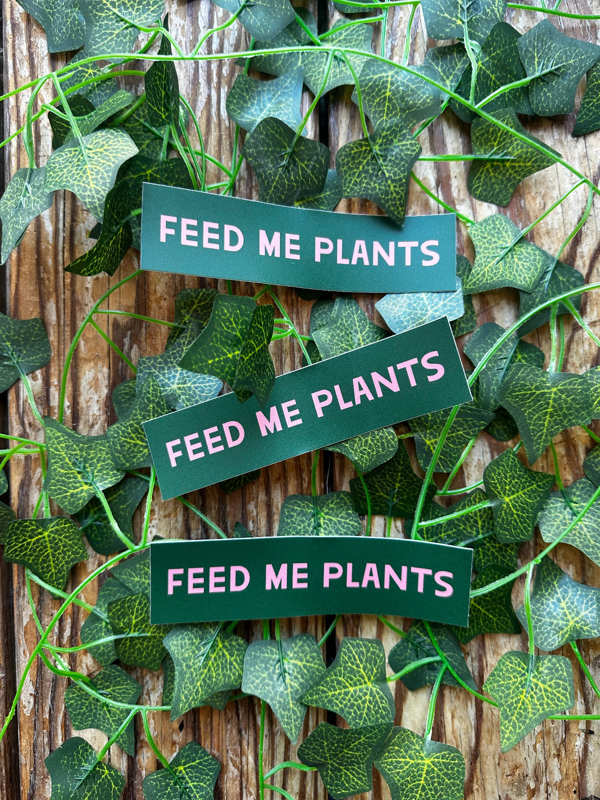 Feed Me Plants Sticker