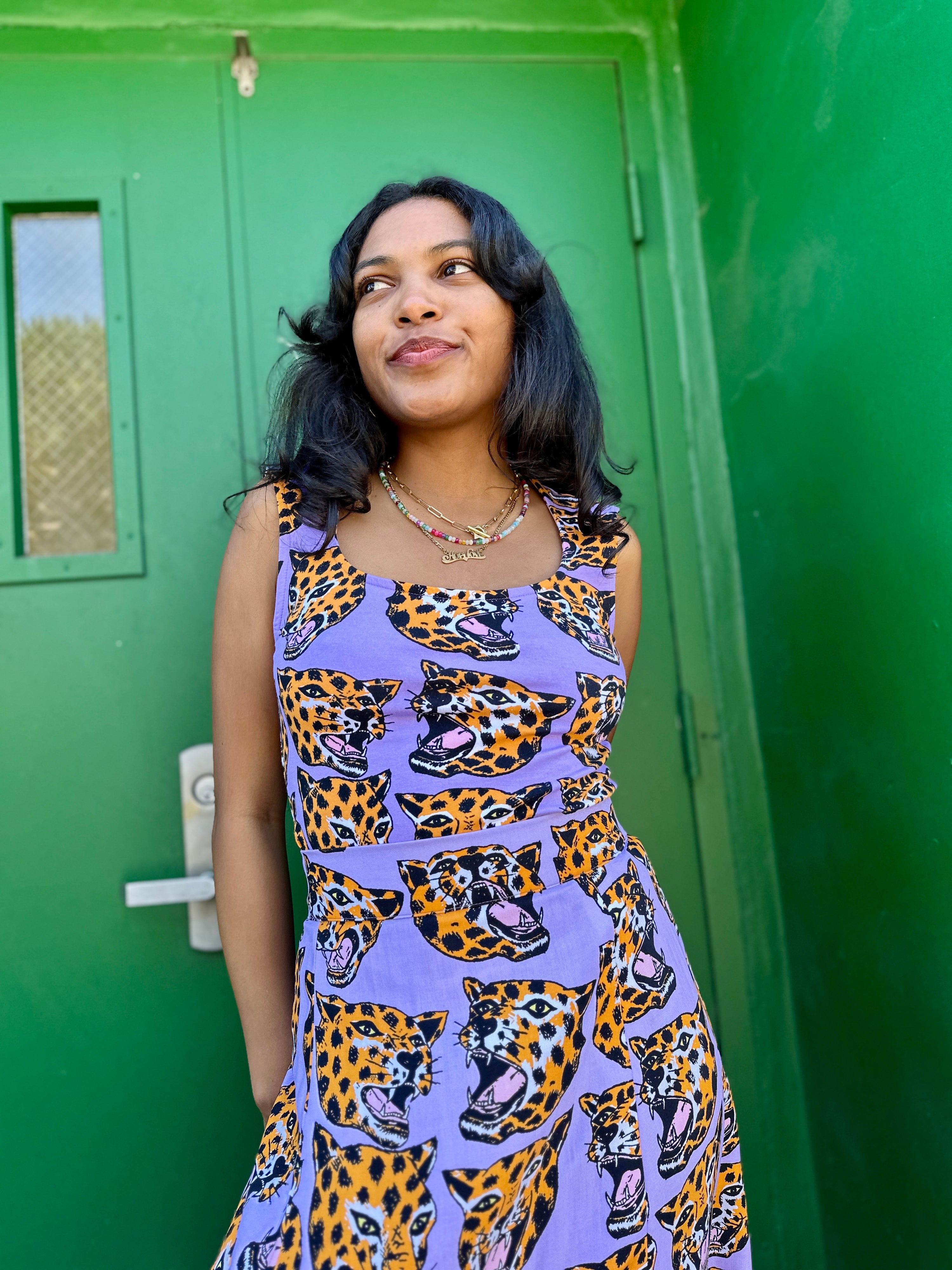 Scoop Top Cheetah Head