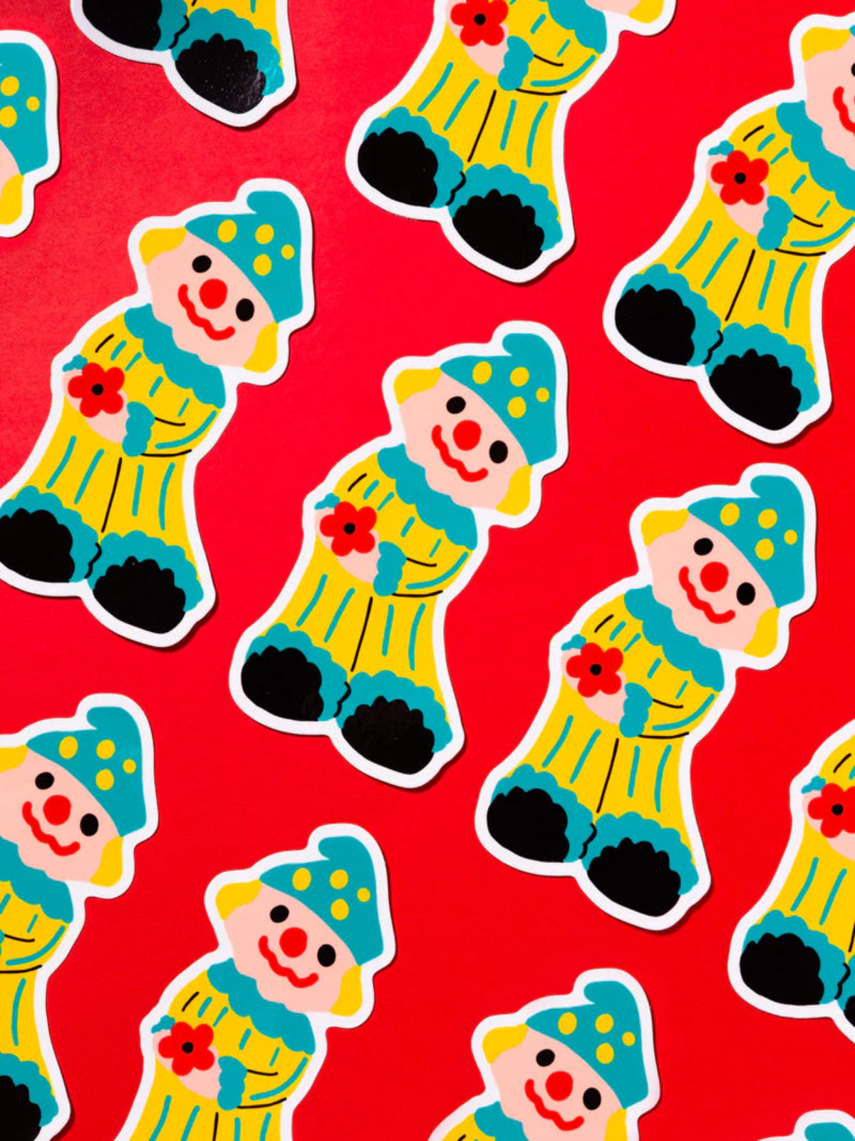 Flower The Clown Sticker