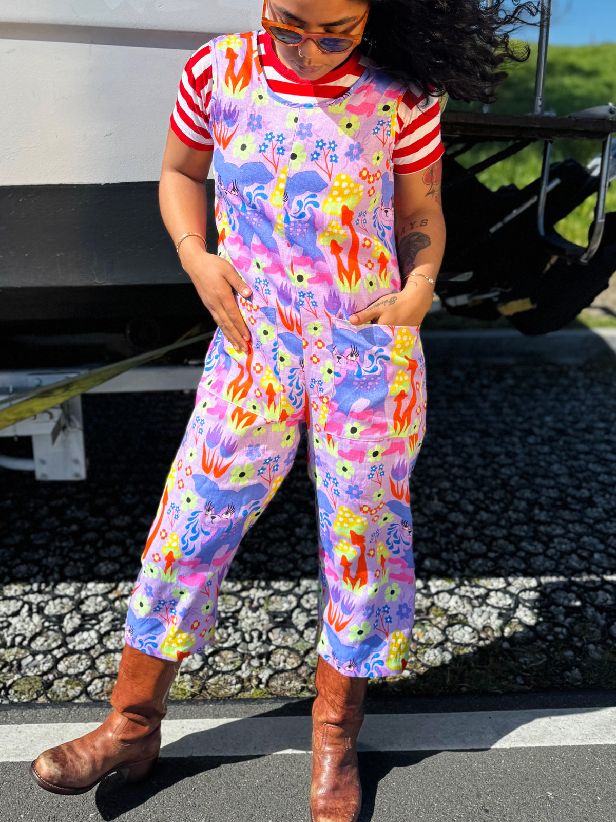 Linen Garden Suit Cry Baby