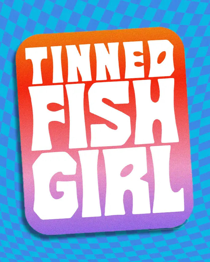 Tinned Fish Girl Vinyl Sticker