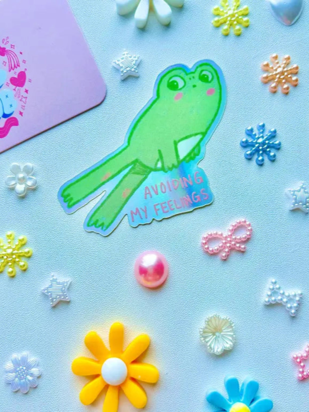 Avoidant Frog Sticker