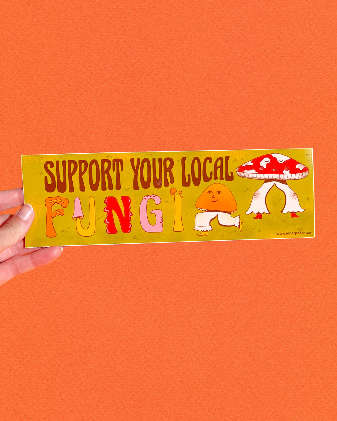 Fungi Bumper Sticker