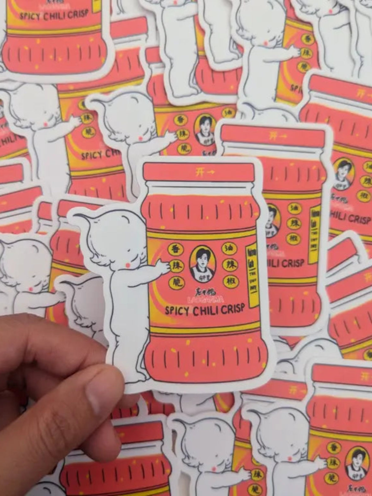 Lao Gan Ma + Kewpie Sticker