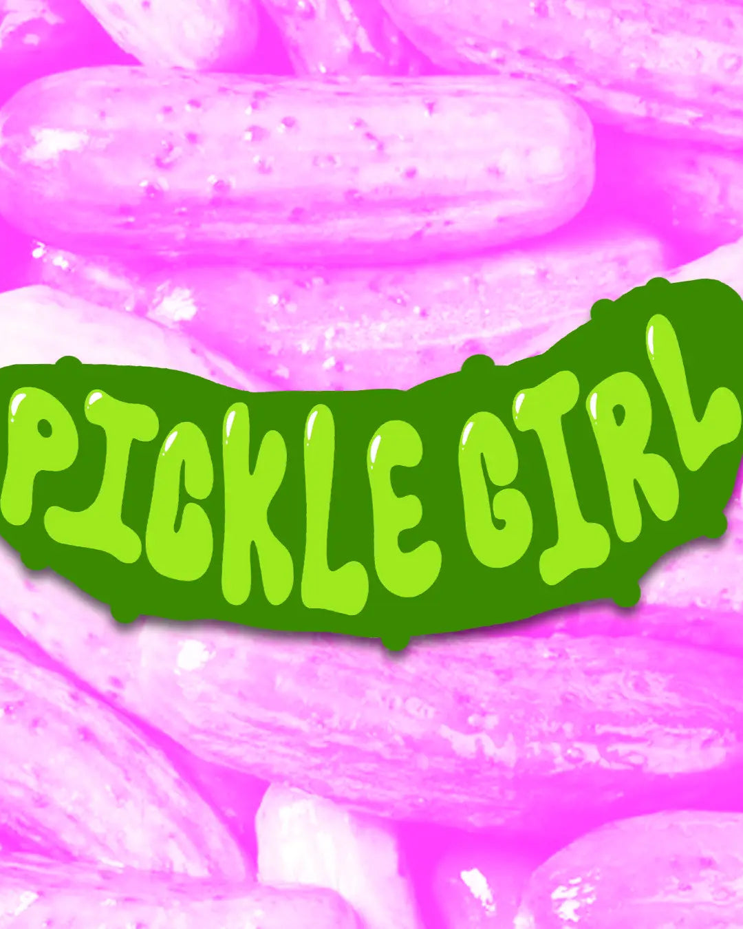 Pickle Girl Bumper Sticker