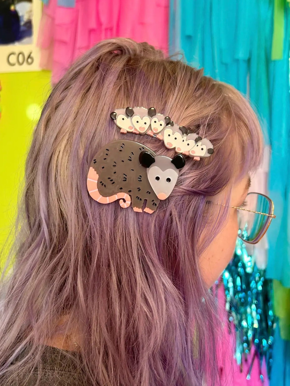 Possum Family Clip Set