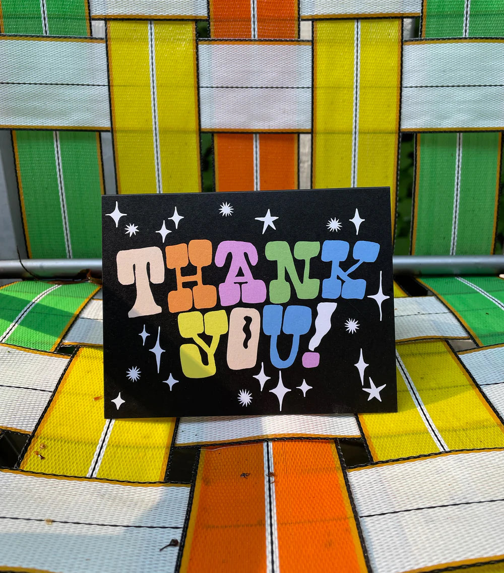 Western Thank You Card