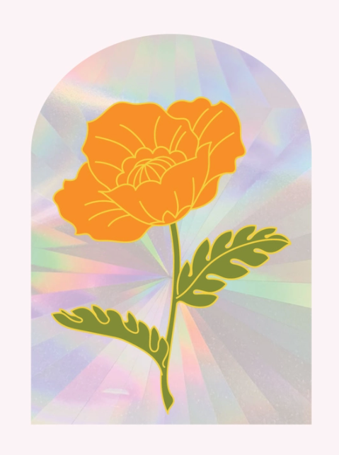 Sun Catcher Decal - POPPY