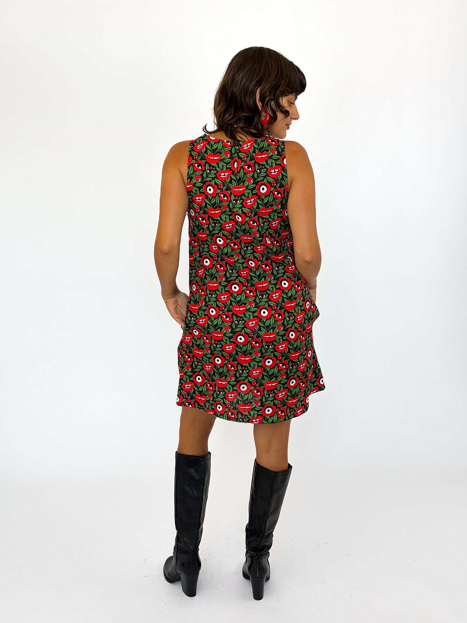 Linen Romy Dress Poison Ivy