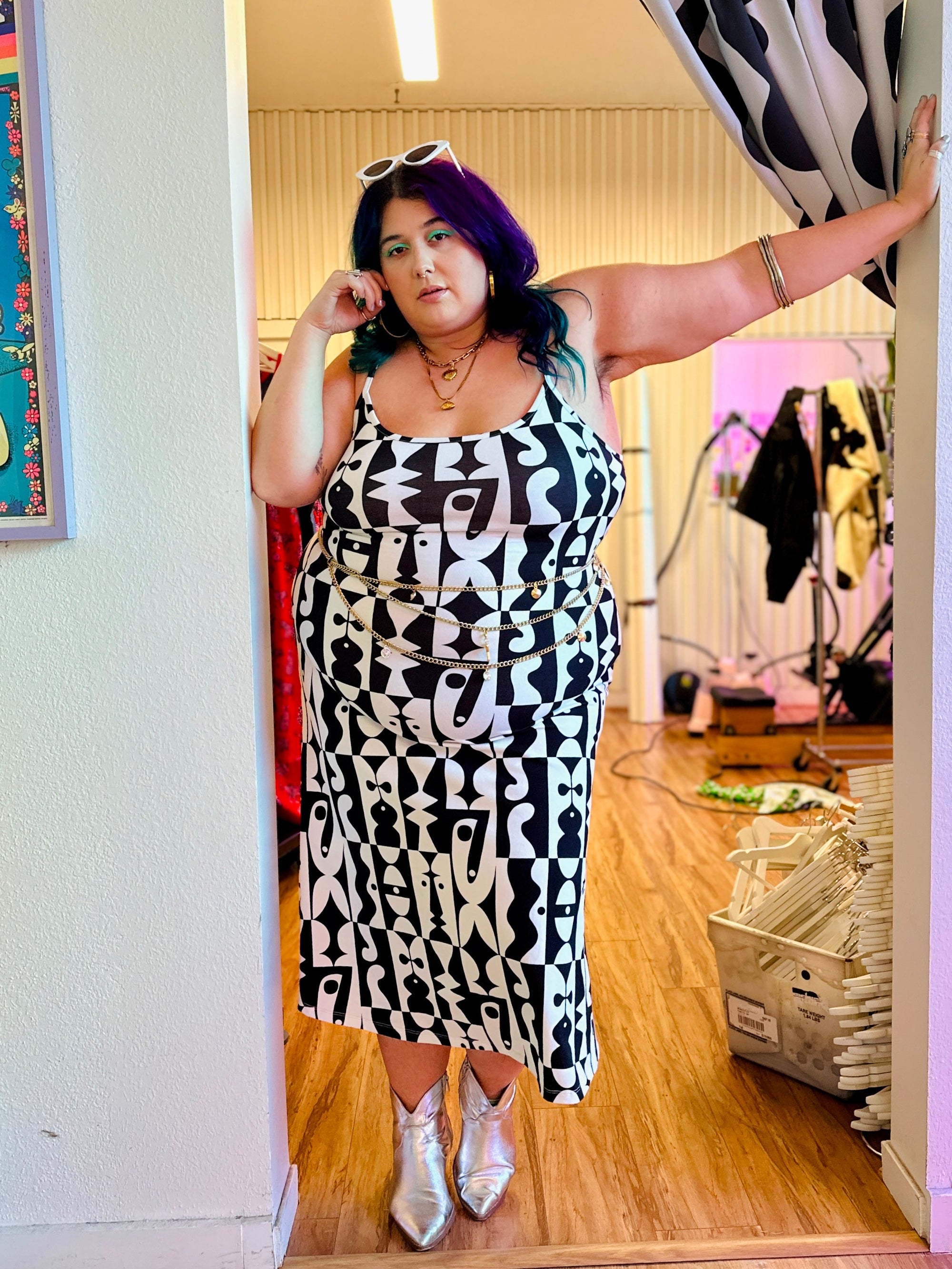 Spaghetti Slip Dress Illusions