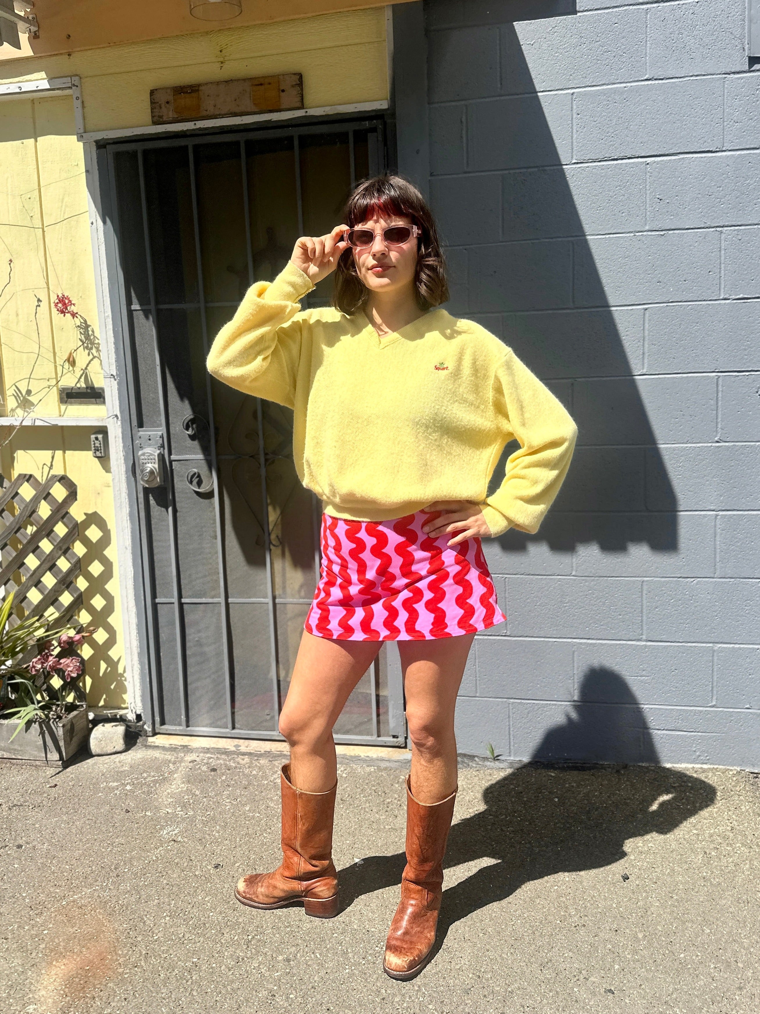 Cheeky Skort Pink Squiggle