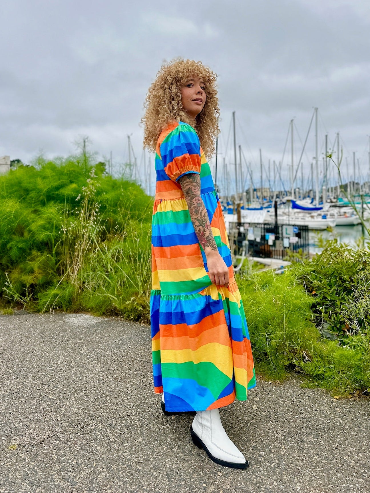 Inanna Dress Sunset Valley