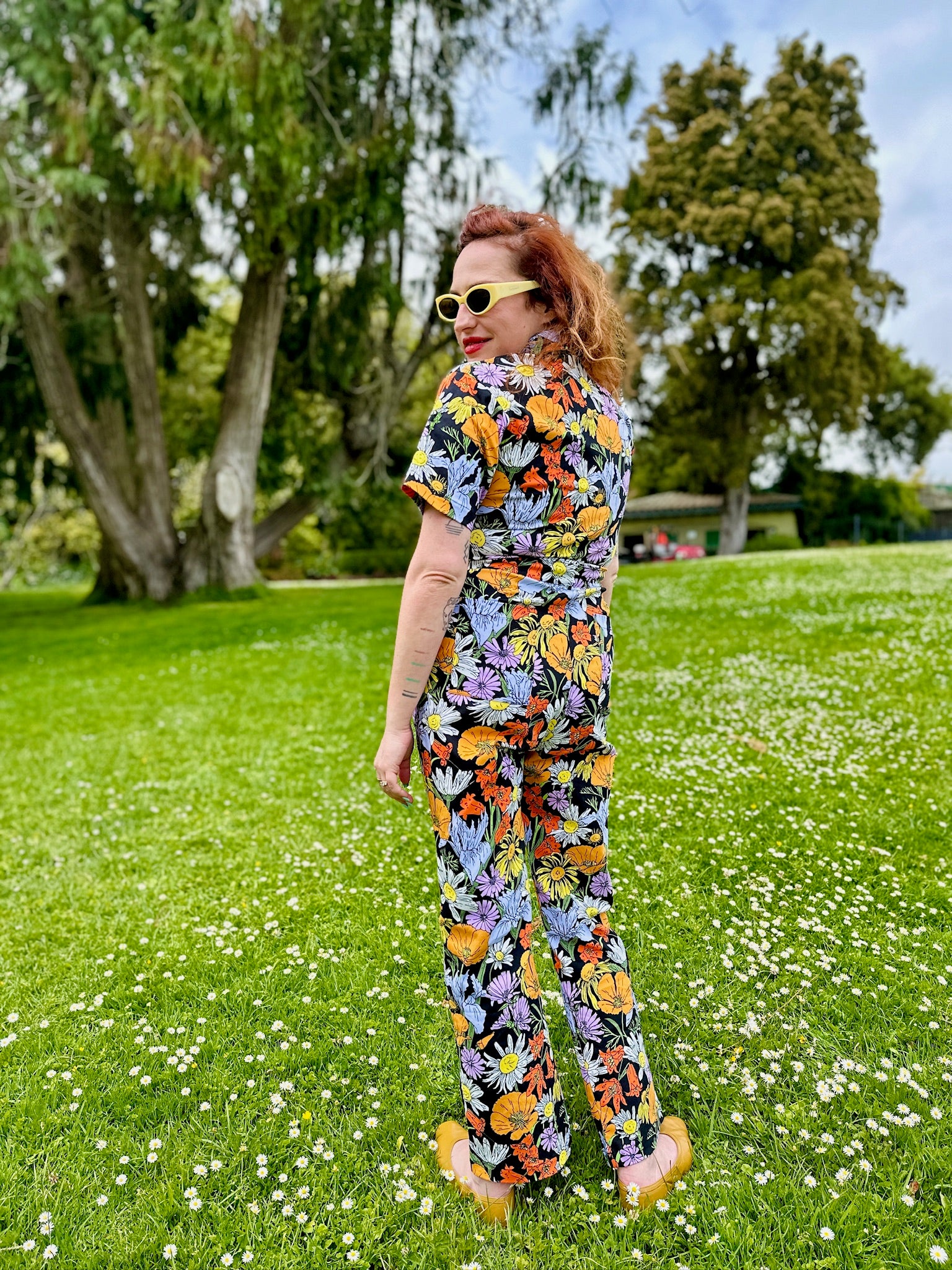 Twill Coveralls Wildflowers