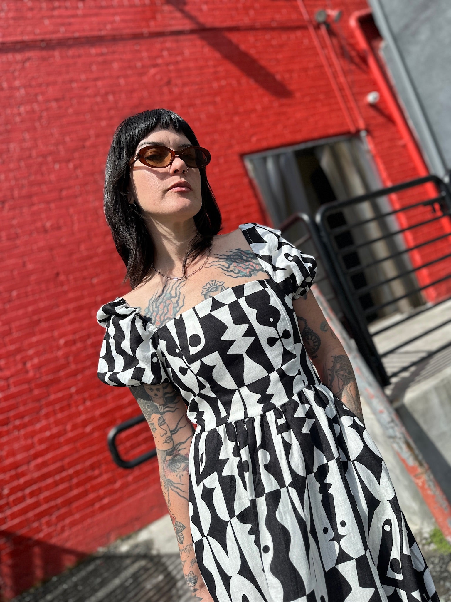 Linen Princess Dress Illusions