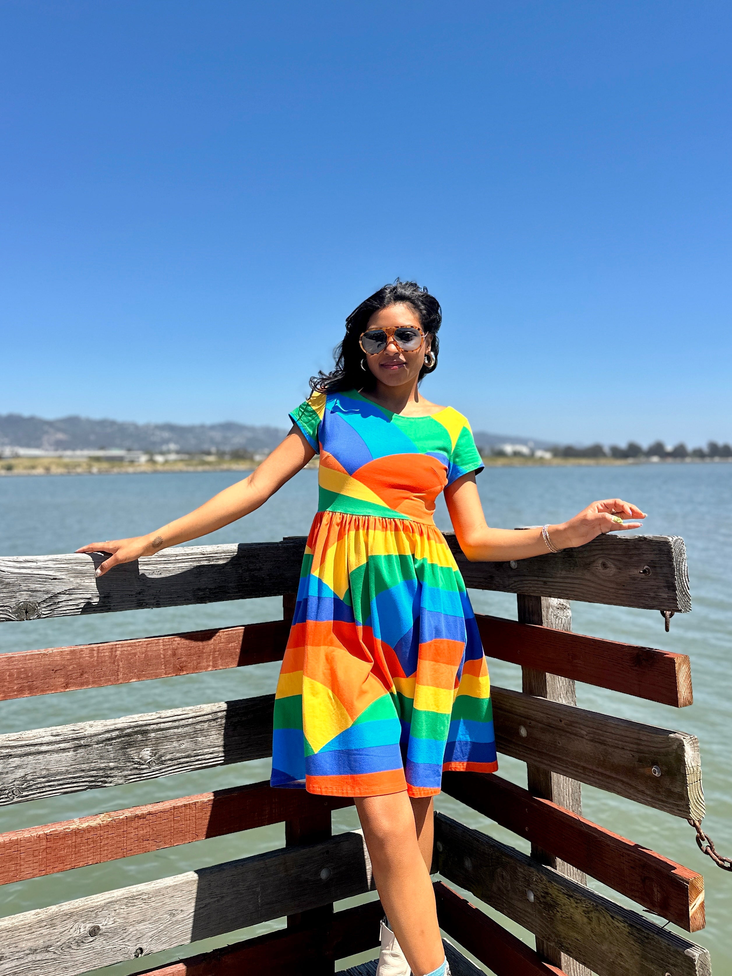 Lucy Dress Sunset Valley