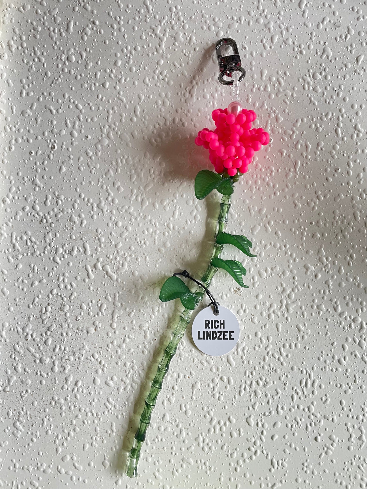 Long Stem Rose Baddie Bag Charm