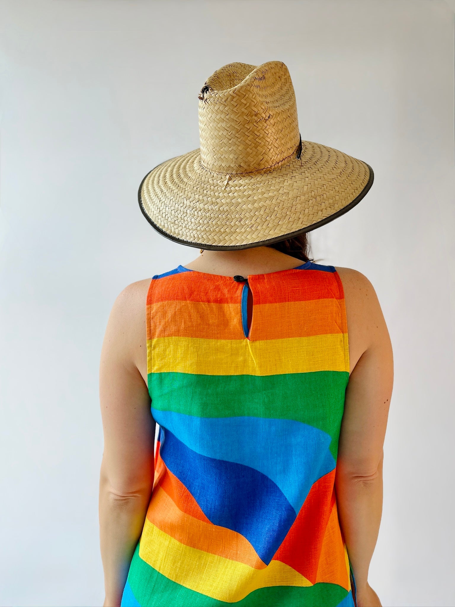 Linen Romy Dress Sunset Valley