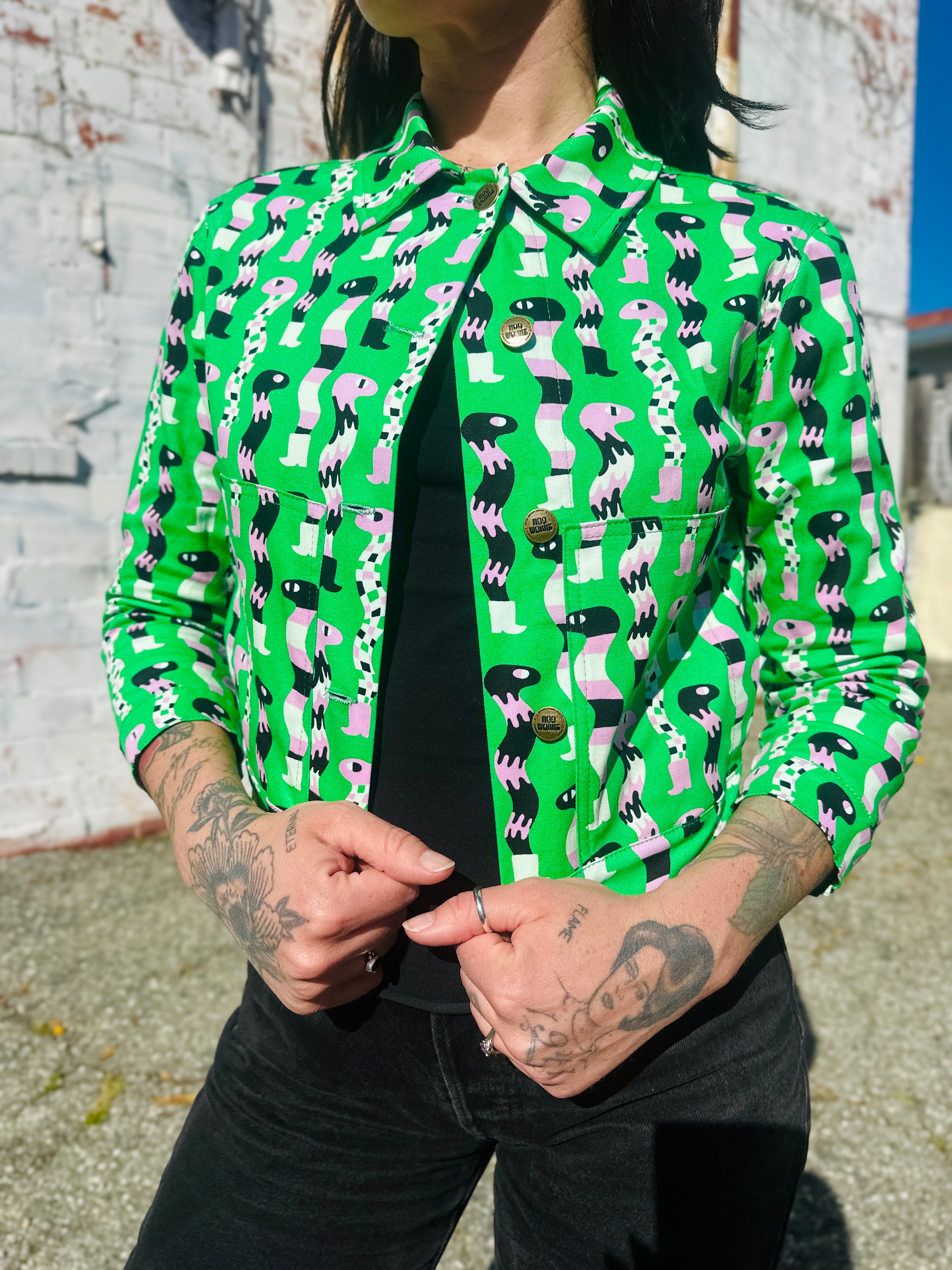 Twill Shorty Jacket Sssnakes