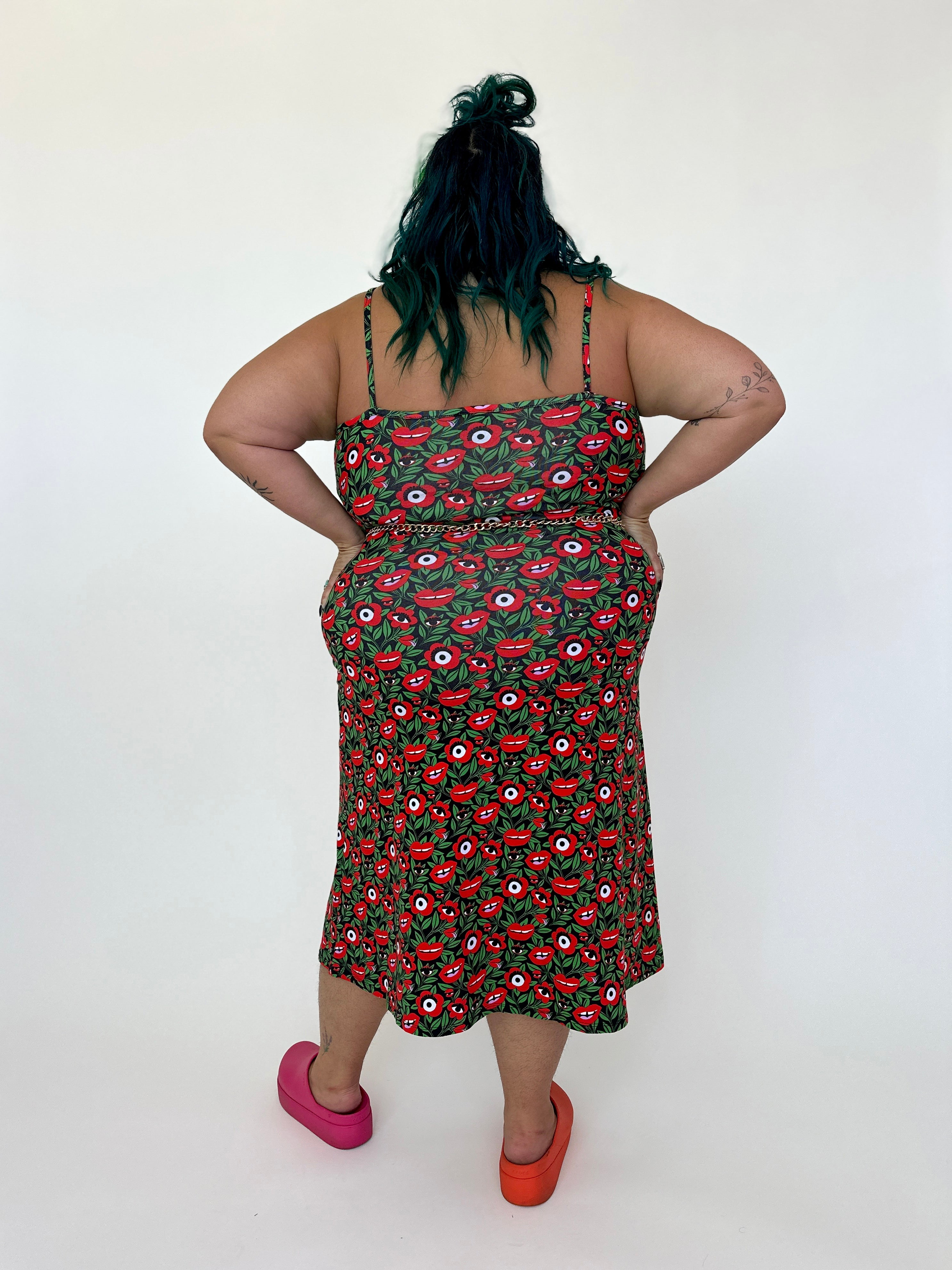 Spaghetti Slip Dress Poison Ivy