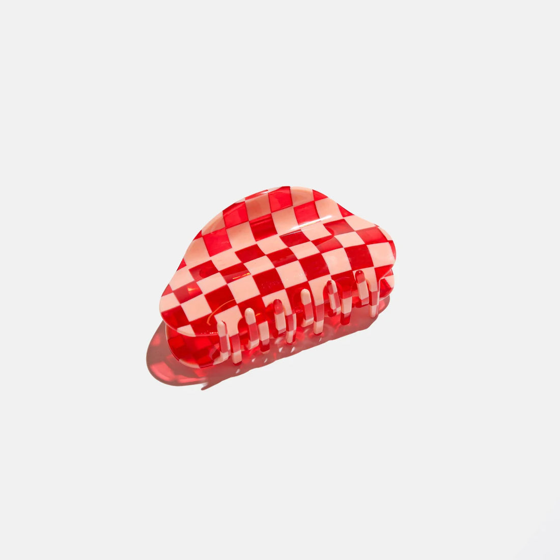 Chunks Checker Claw Peach/Red