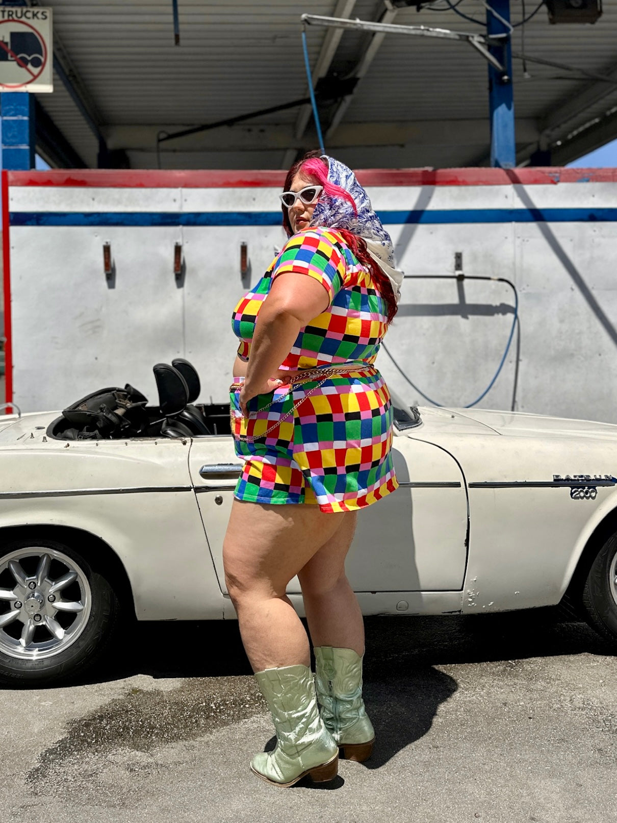 Cheeky Skort Candy Weave