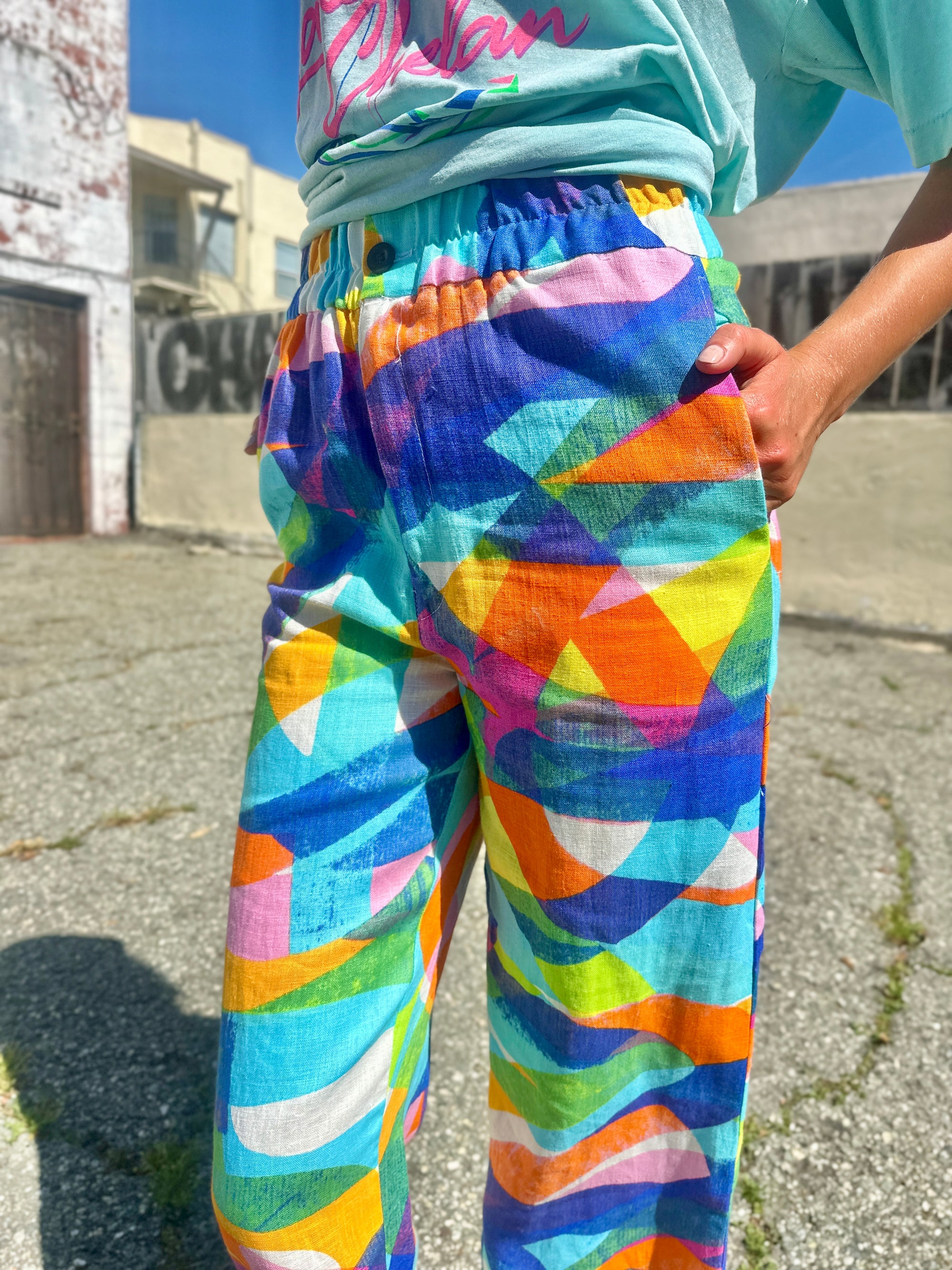 Linen Catalina Pant Heatwave