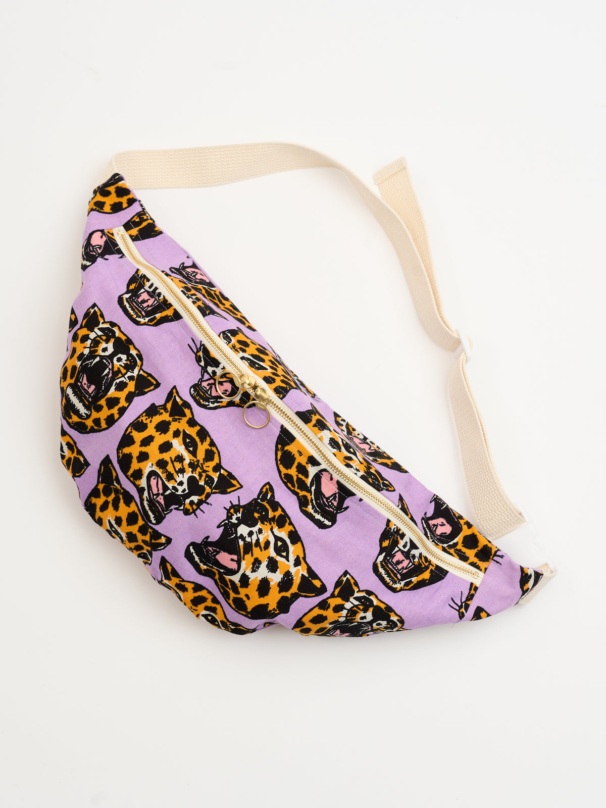 Mini Messenger Bag - Cheetah Head